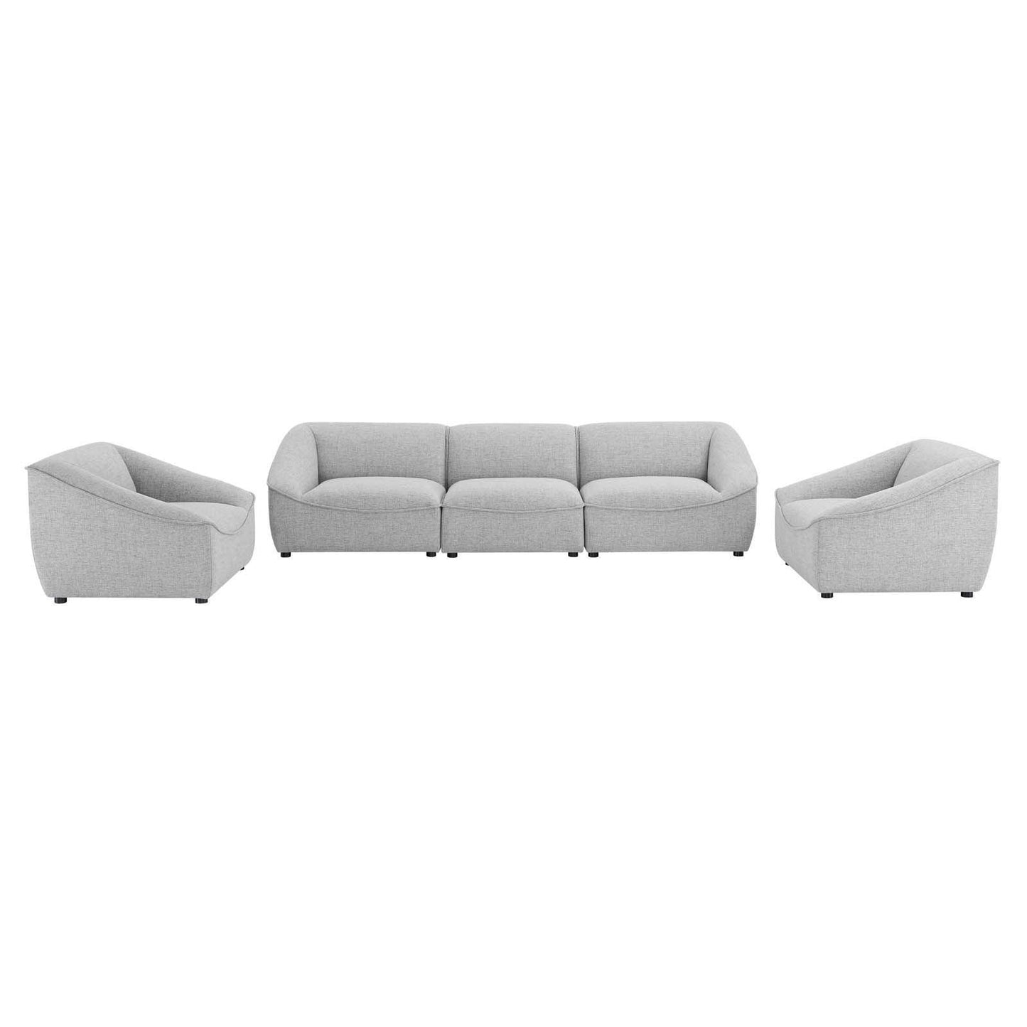 Modway Comprise 5-Piece Living Room Set FredCo
