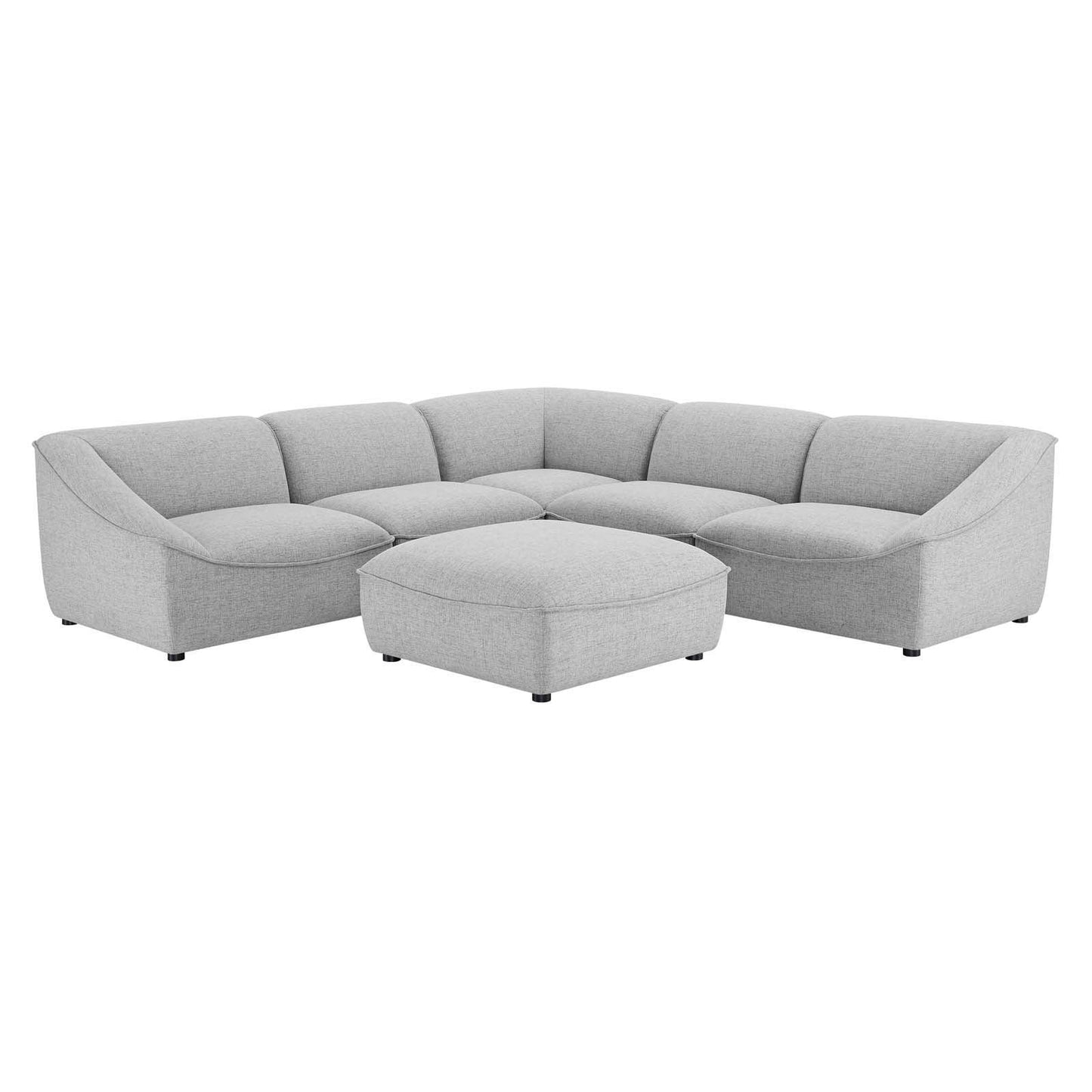 Modway Comprise 6-Piece Sectional Sofa FredCo