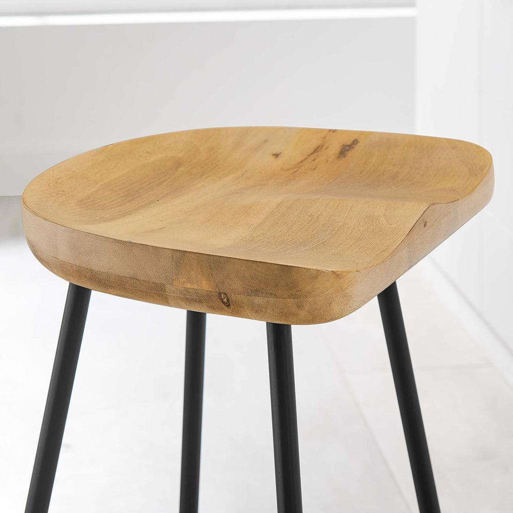 Modway Concord Backless Wood Counter Stools - Set of 2 FredCo