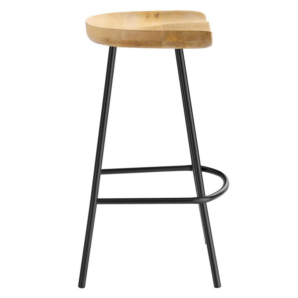 Modway Concord Backless Wood Counter Stools - Set of 2 FredCo