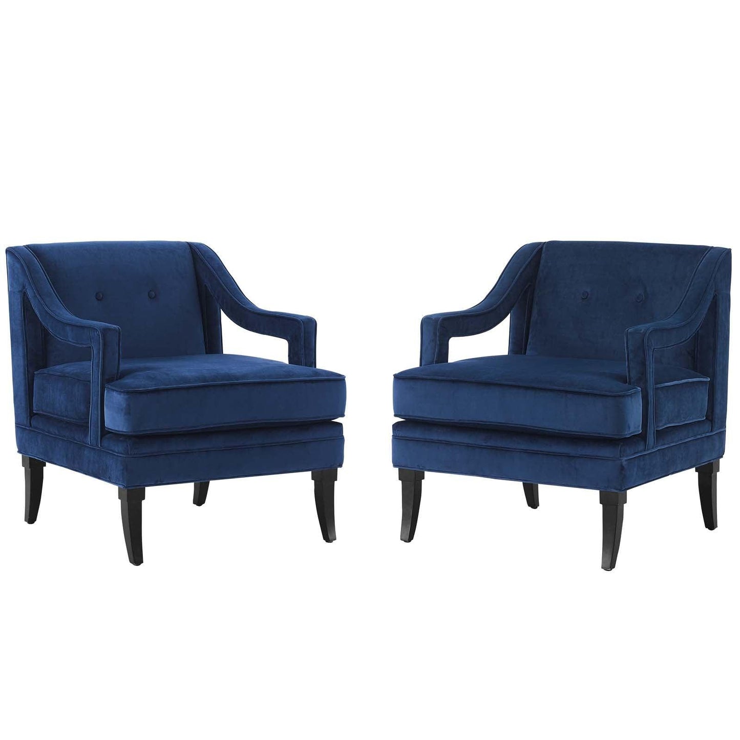Modway Concur Living Room Set Performance Velvet Set of 2, EEI-4026 FredCo