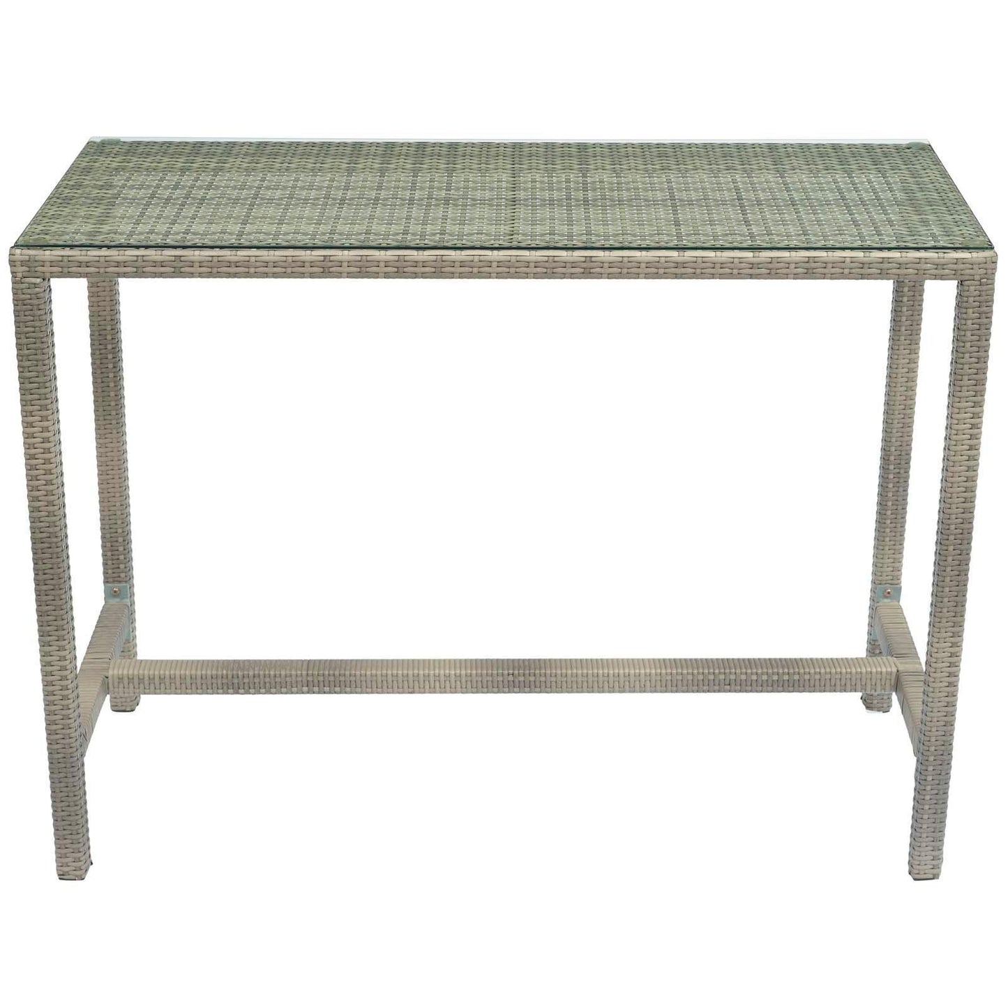 Modway Conduit Outdoor Patio Wicker Rattan Large Bar Table FredCo
