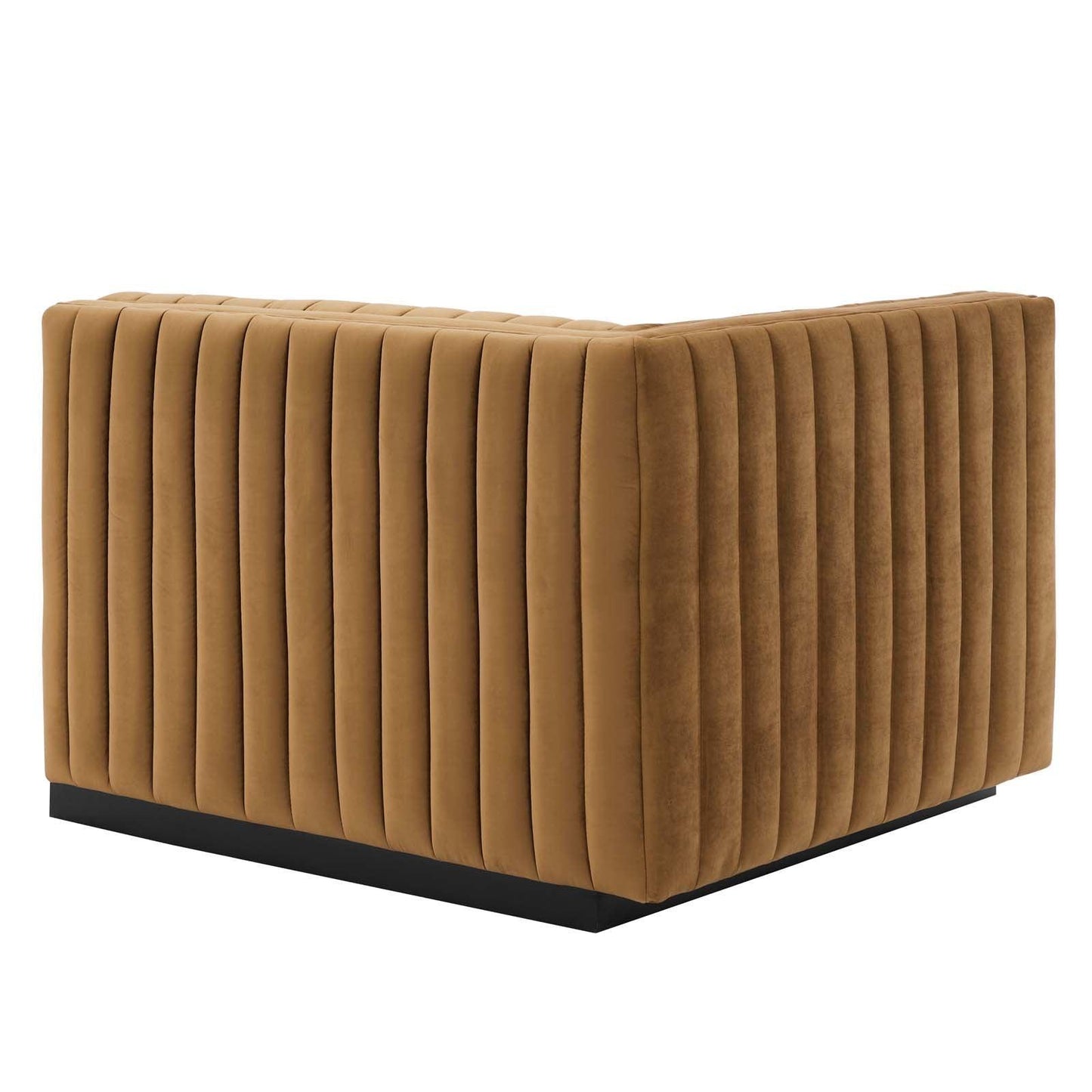 Modway Conjure Channel Tufted Performance Velvet Loveseat FredCo