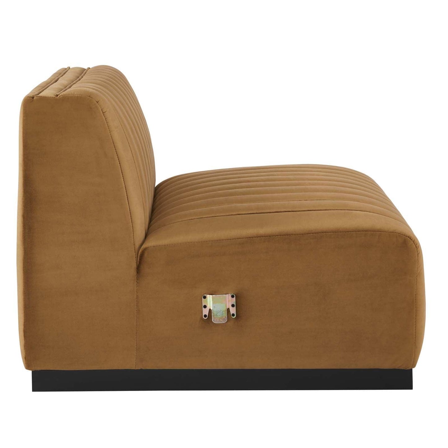 Modway Conjure Channel Tufted Performance Velvet Sofa FredCo