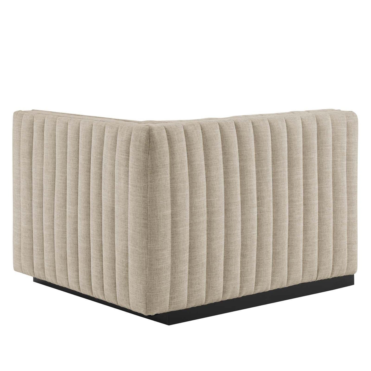 Modway Conjure Channel Tufted Upholstered Fabric Sofa FredCo