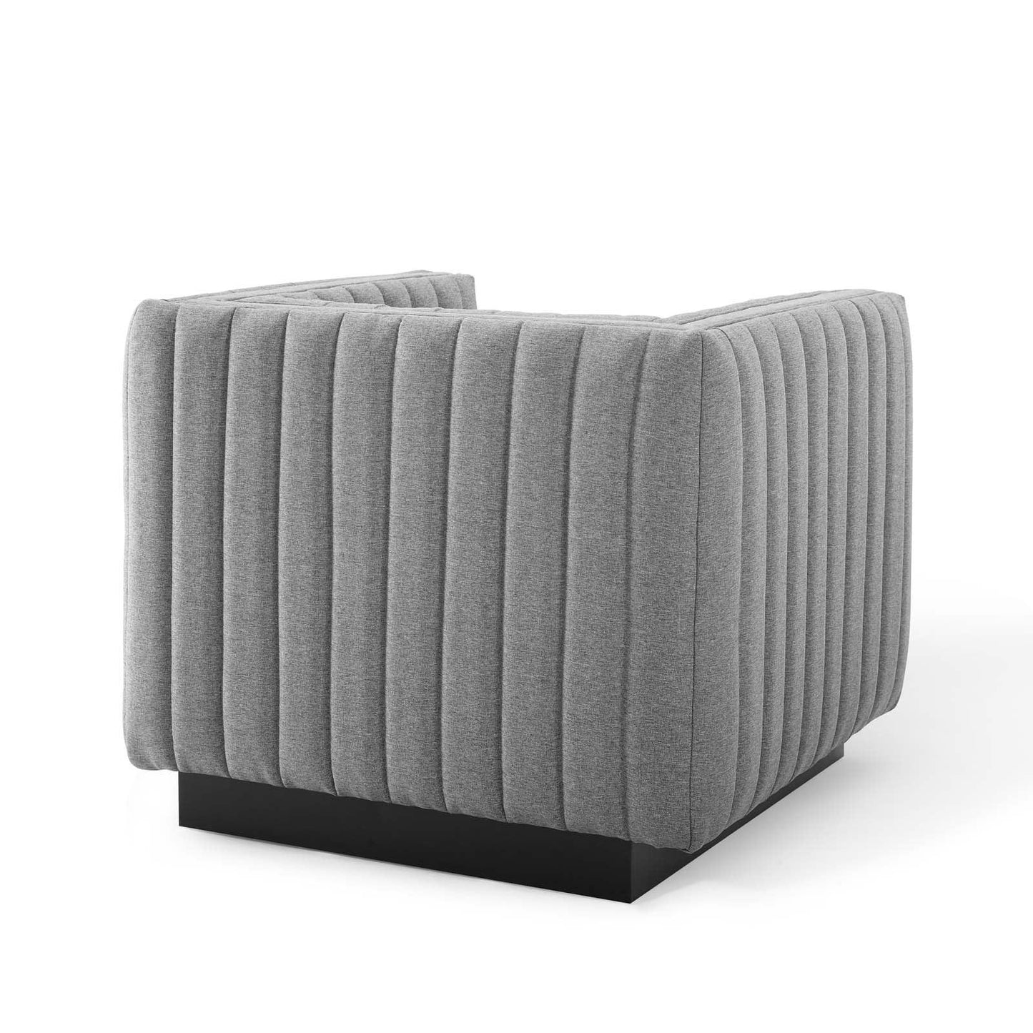 Modway Conjure Tufted Upholstered Fabric Armchair FredCo