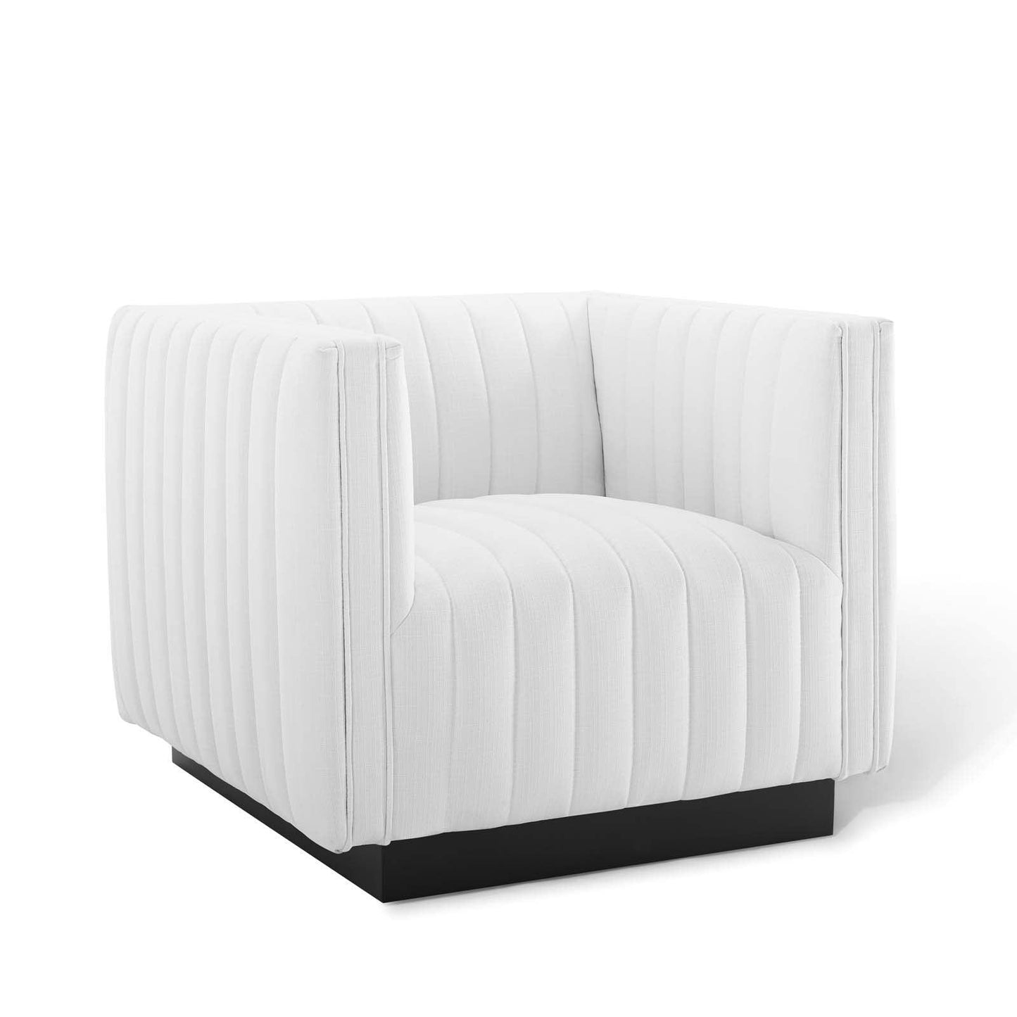 Modway Conjure Tufted Upholstered Fabric Armchair FredCo