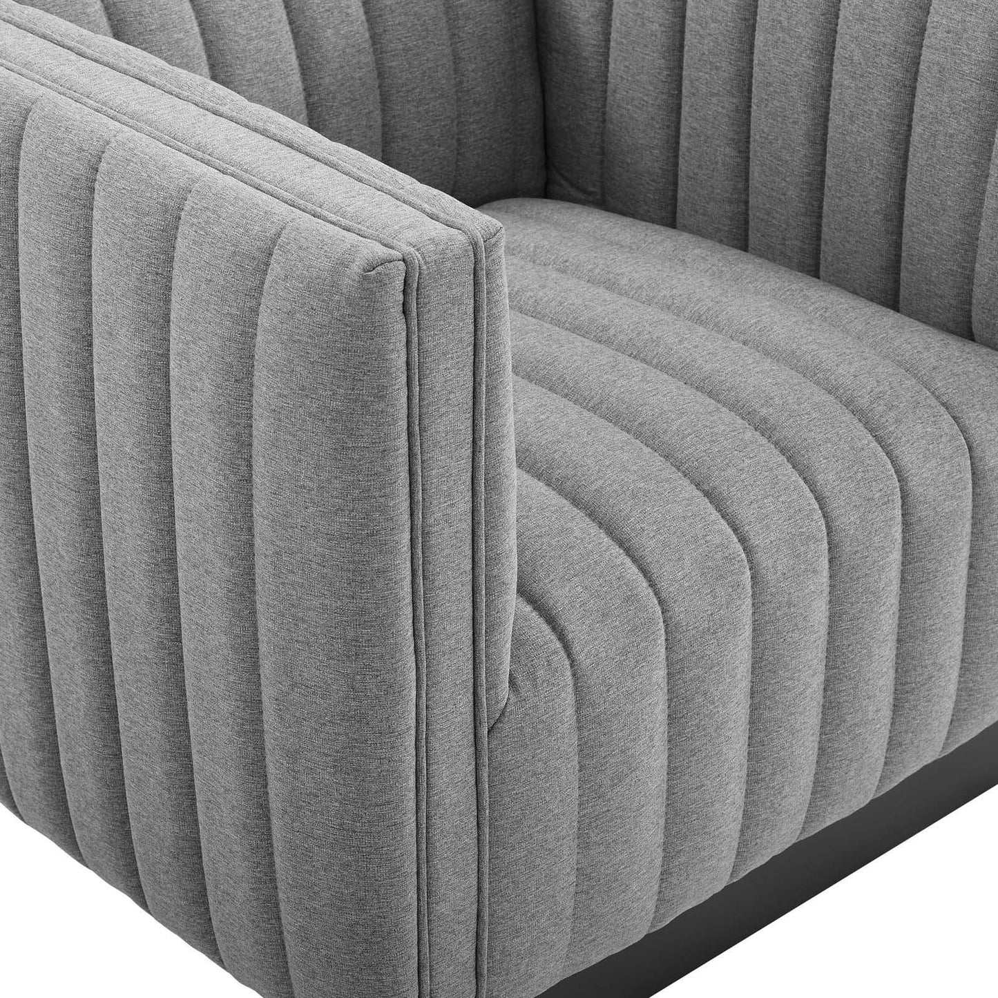 Modway Conjure Tufted Upholstered Fabric Armchair FredCo
