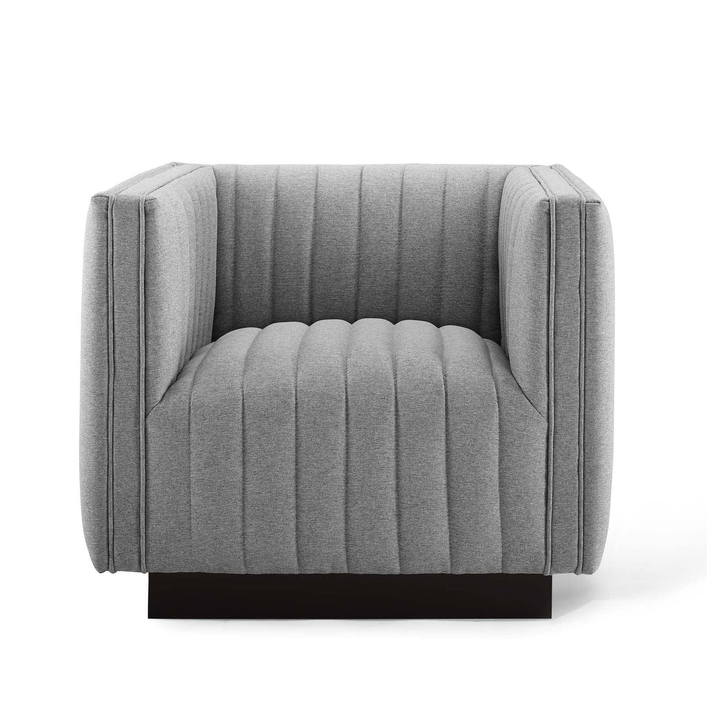 Modway Conjure Tufted Upholstered Fabric Armchair FredCo