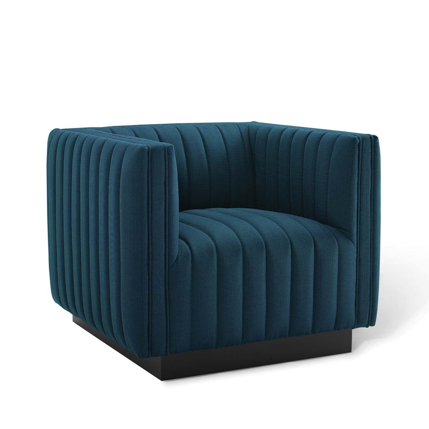Modway Conjure Tufted Upholstered Fabric Armchair FredCo