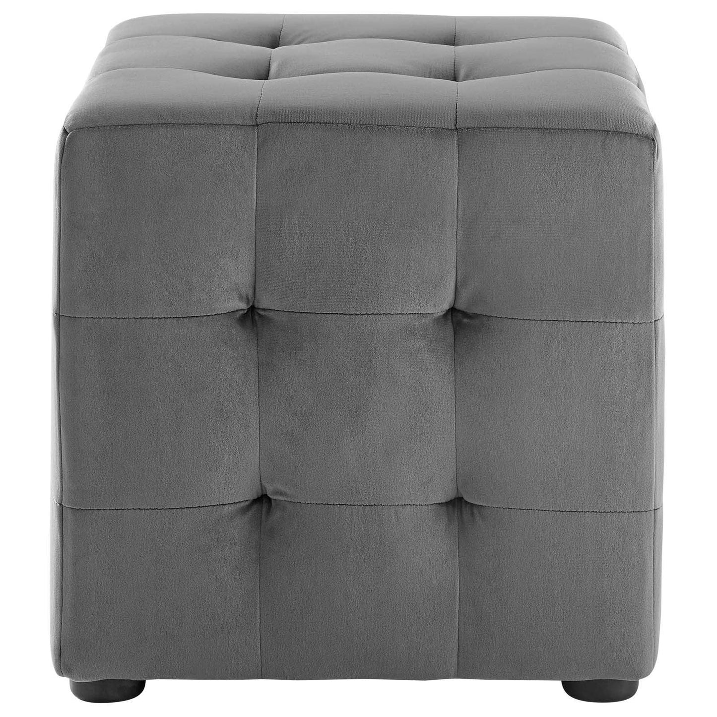 Modway Contour Tufted Cube Performance Velvet Ottoman FredCo