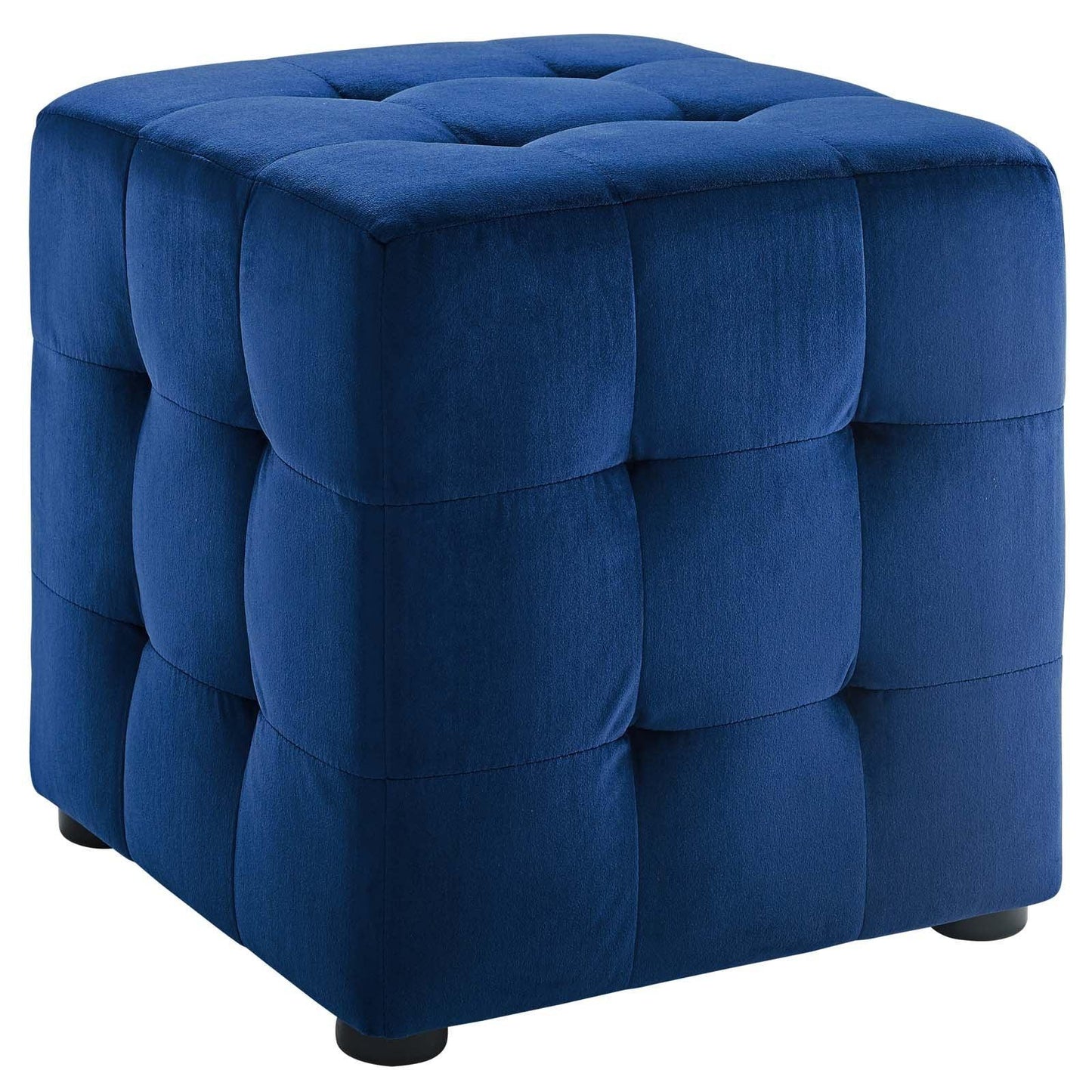 Modway Contour Tufted Cube Performance Velvet Ottoman FredCo