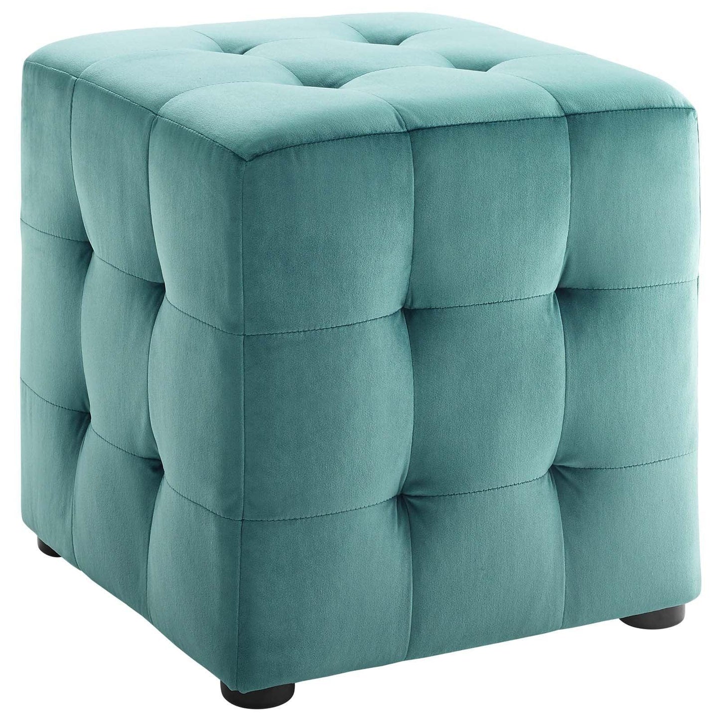 Modway Contour Tufted Cube Performance Velvet Ottoman FredCo