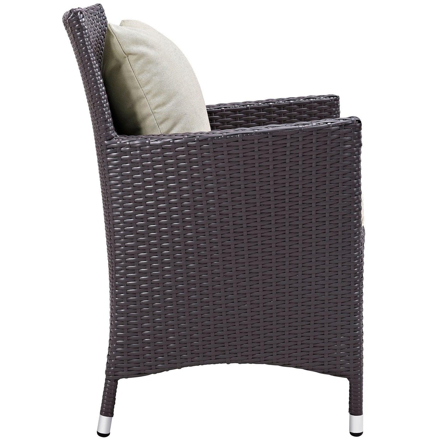 Modway Convene 4 Piece Outdoor Patio Dining Set FredCo
