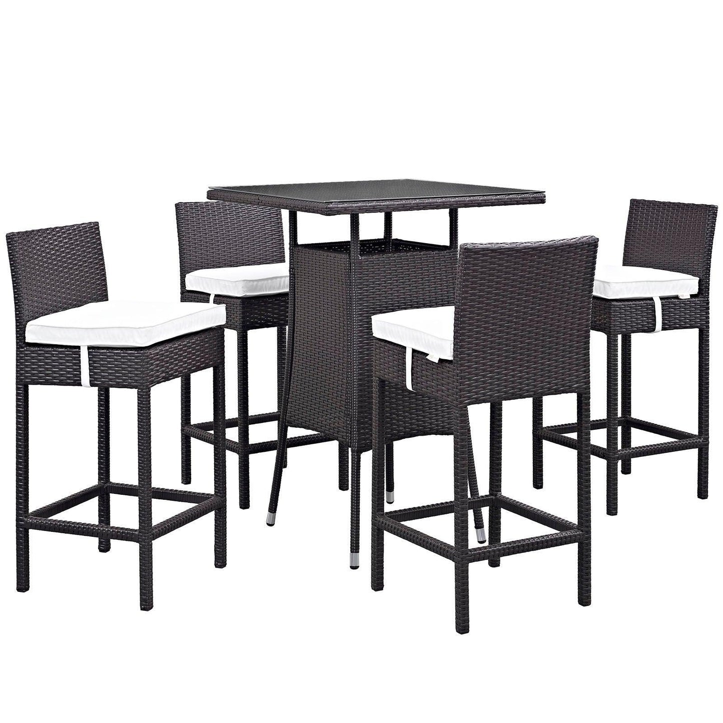 Modway Convene 5 Piece Outdoor Patio Pub Set, EEI-1963 FredCo