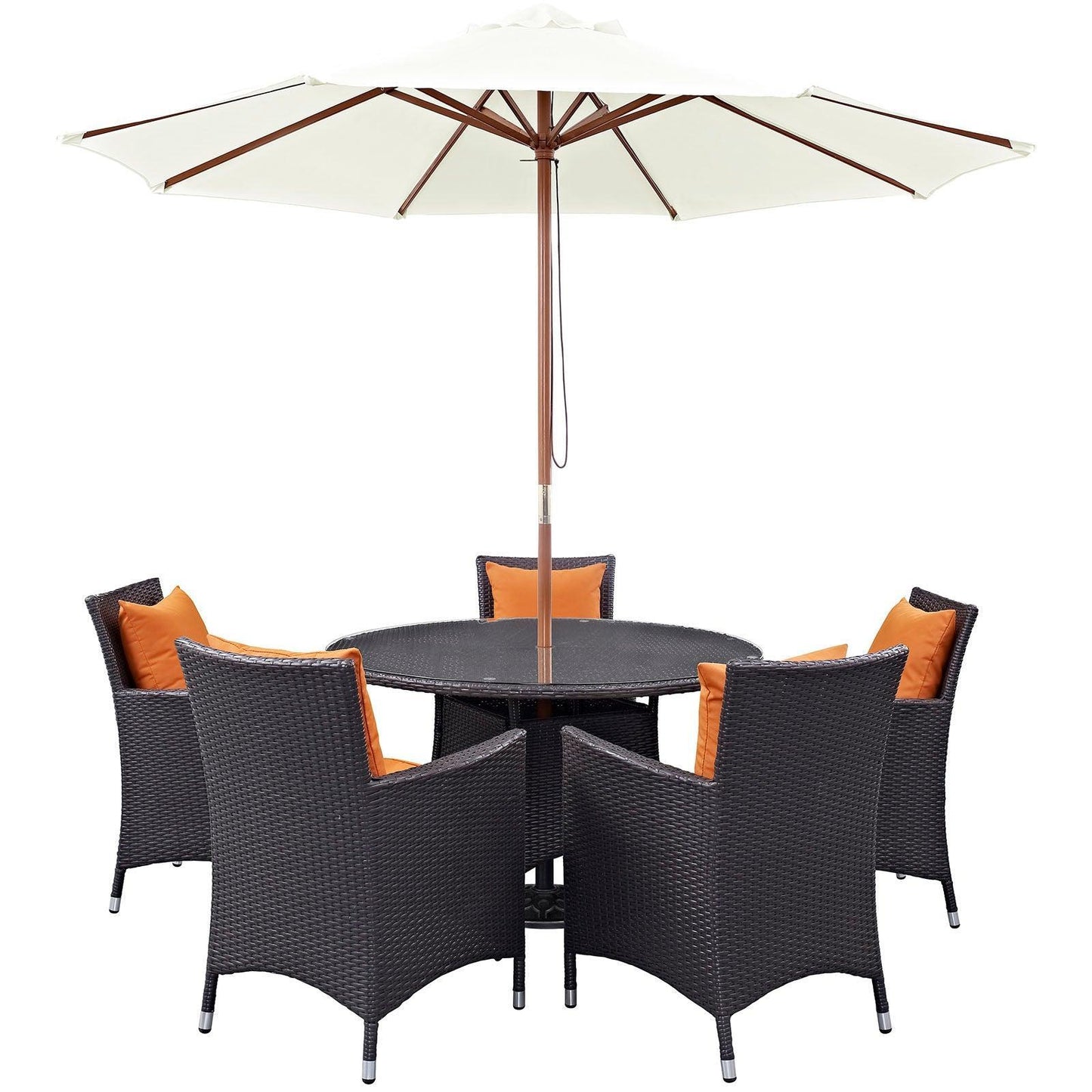 Modway Convene 7 Piece Outdoor Patio Dining Set FredCo