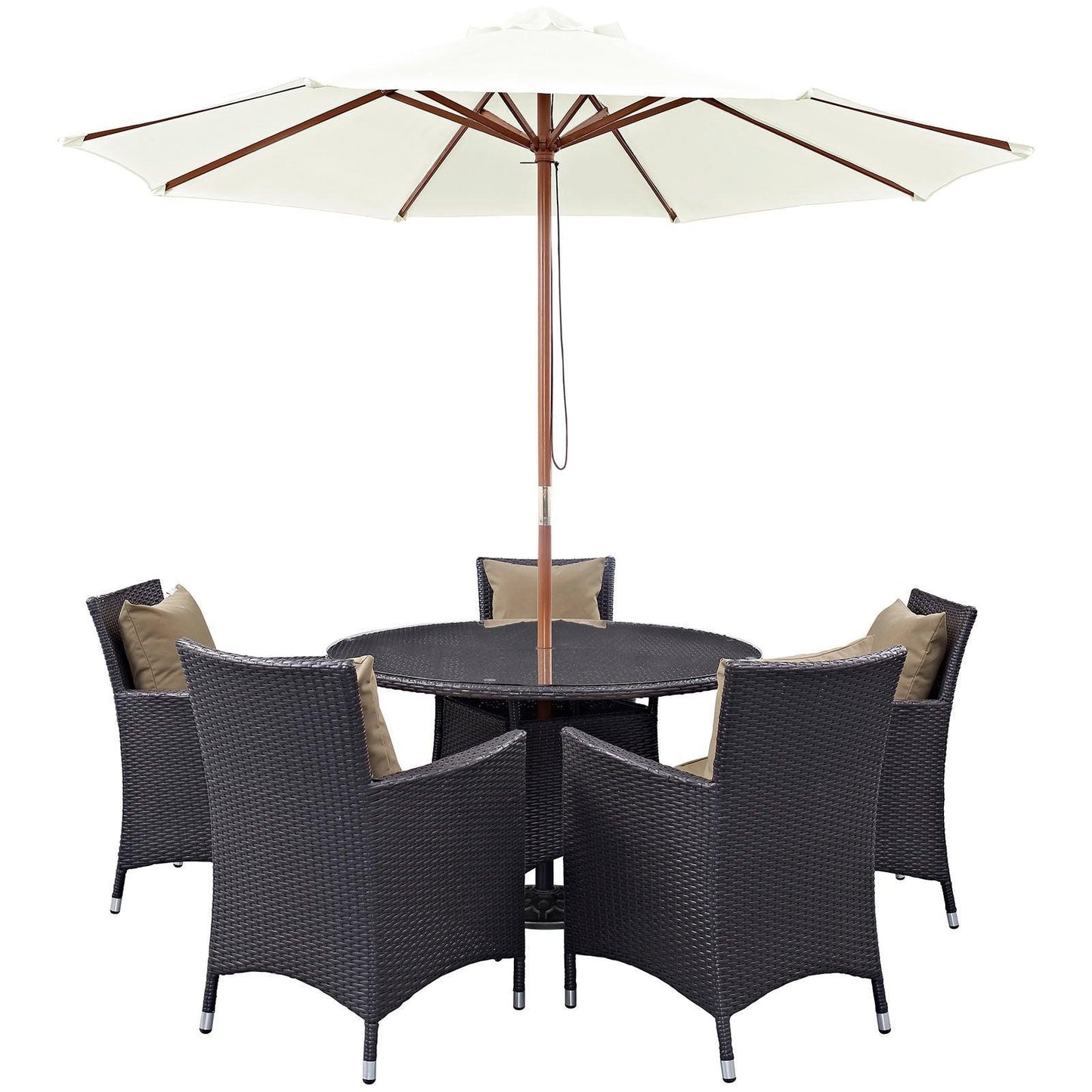 Modway Convene 7 Piece Outdoor Patio Dining Set FredCo