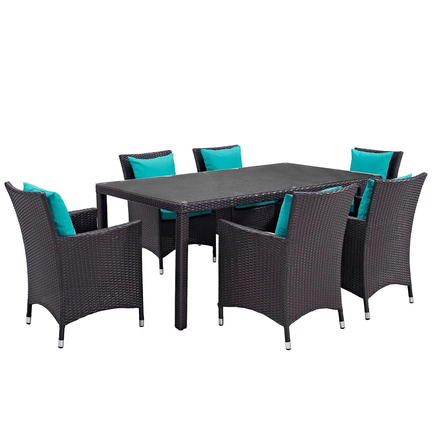 Modway Convene 7 Piece Outdoor Patio Dining Set, EEI-2199 FredCo