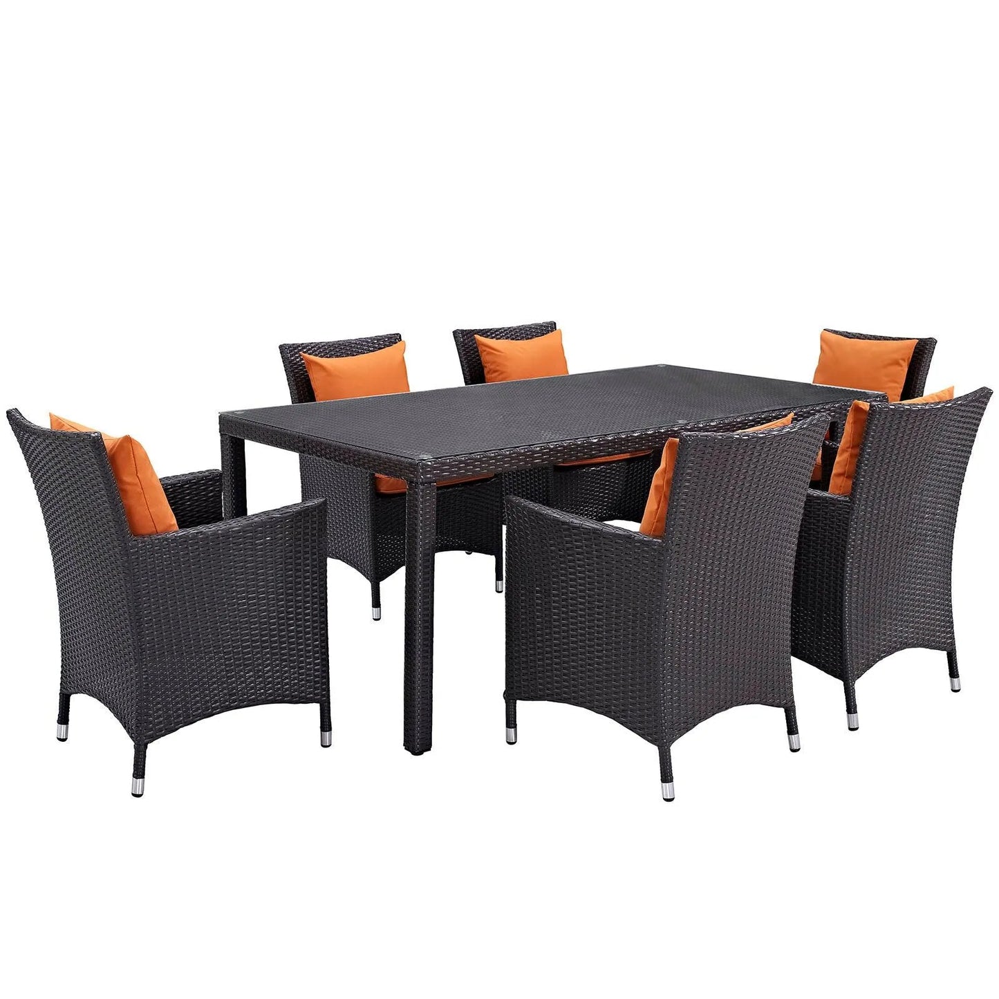 Modway Convene 7 Piece Outdoor Patio Dining Set, EEI-2199 FredCo