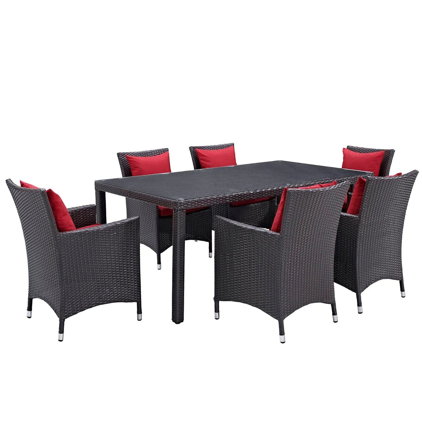 Modway Convene 7 Piece Outdoor Patio Dining Set, EEI-2199 FredCo