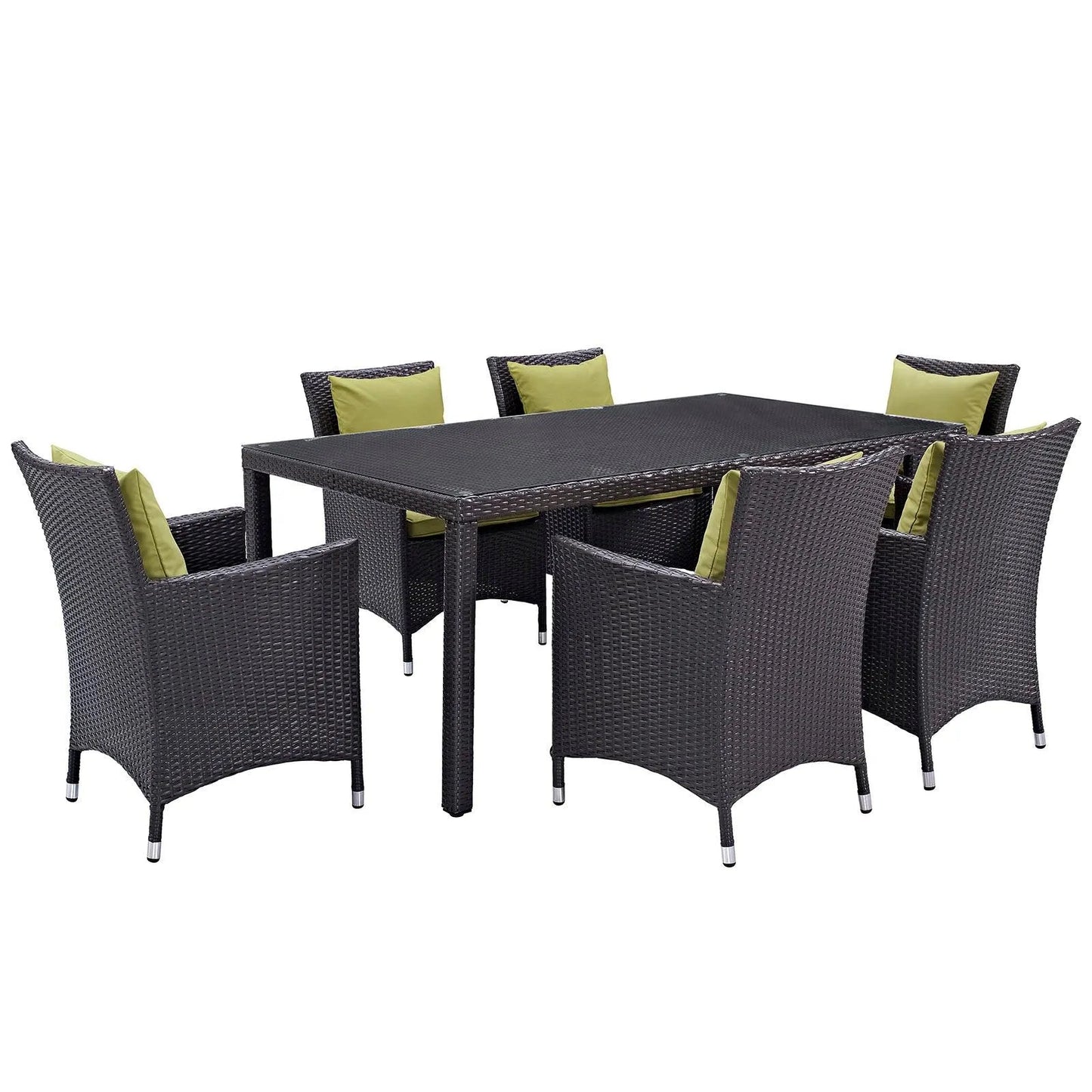 Modway Convene 7 Piece Outdoor Patio Dining Set, EEI-2199 FredCo