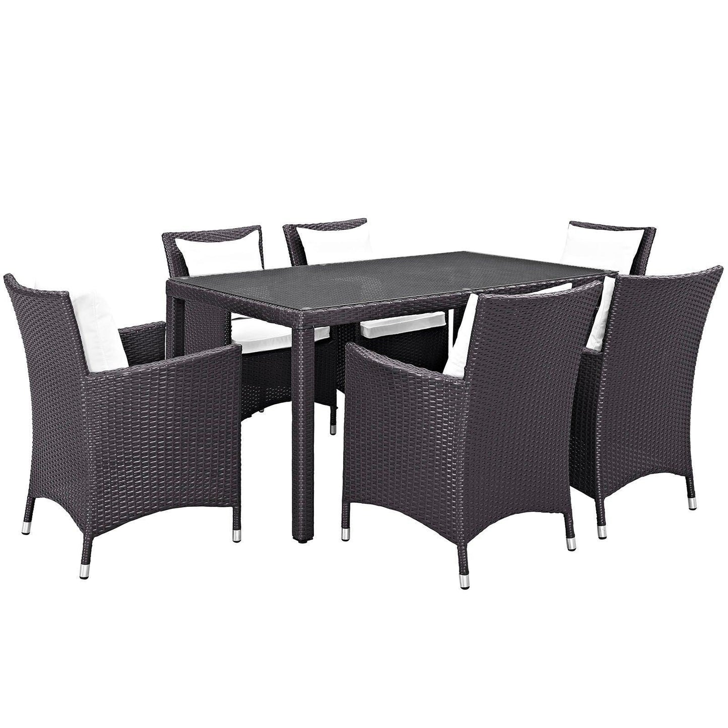 Modway Convene 7 Piece Outdoor Patio Dining Set, EEI-2241 FredCo