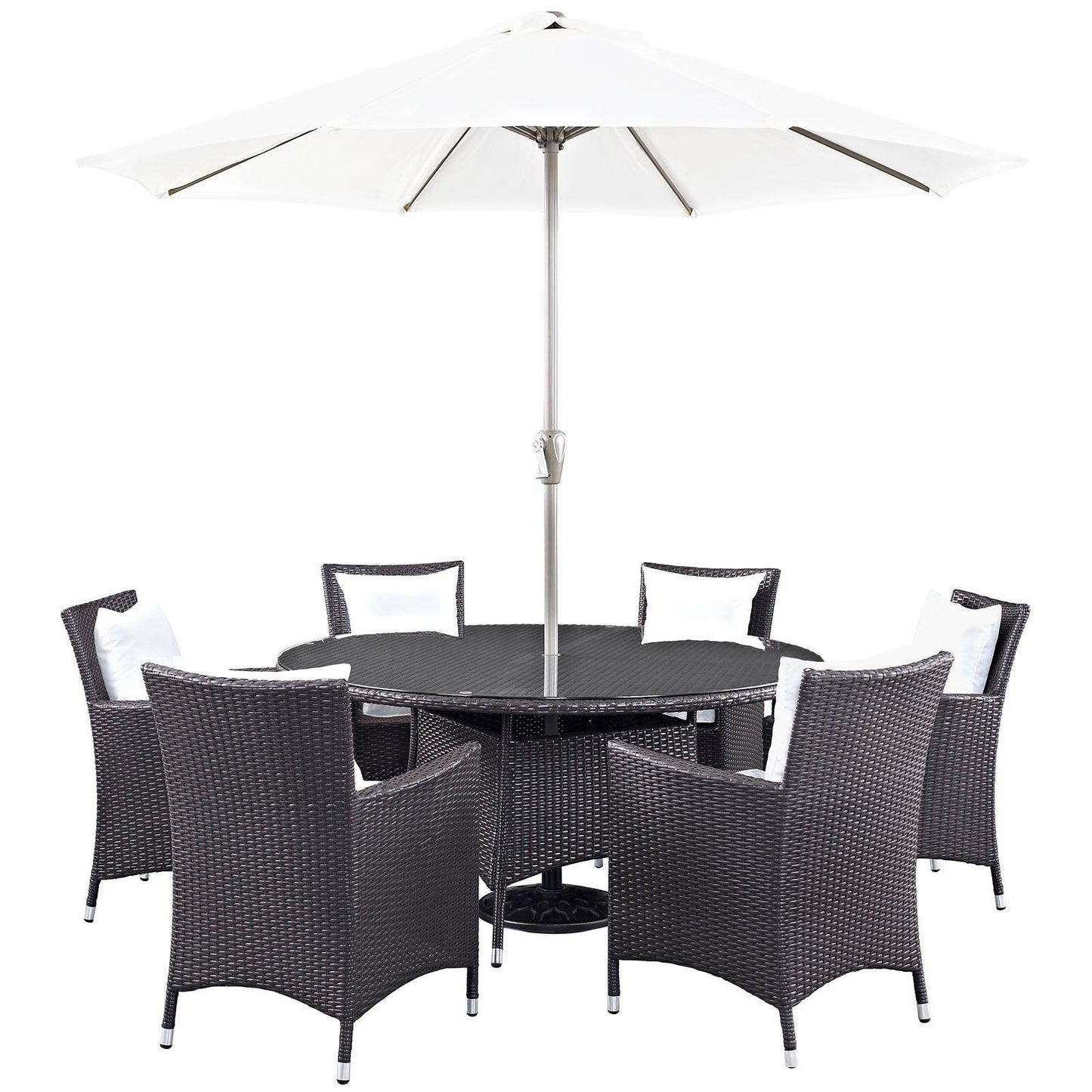 Modway Convene 8 Piece Outdoor Patio Dining Set FredCo