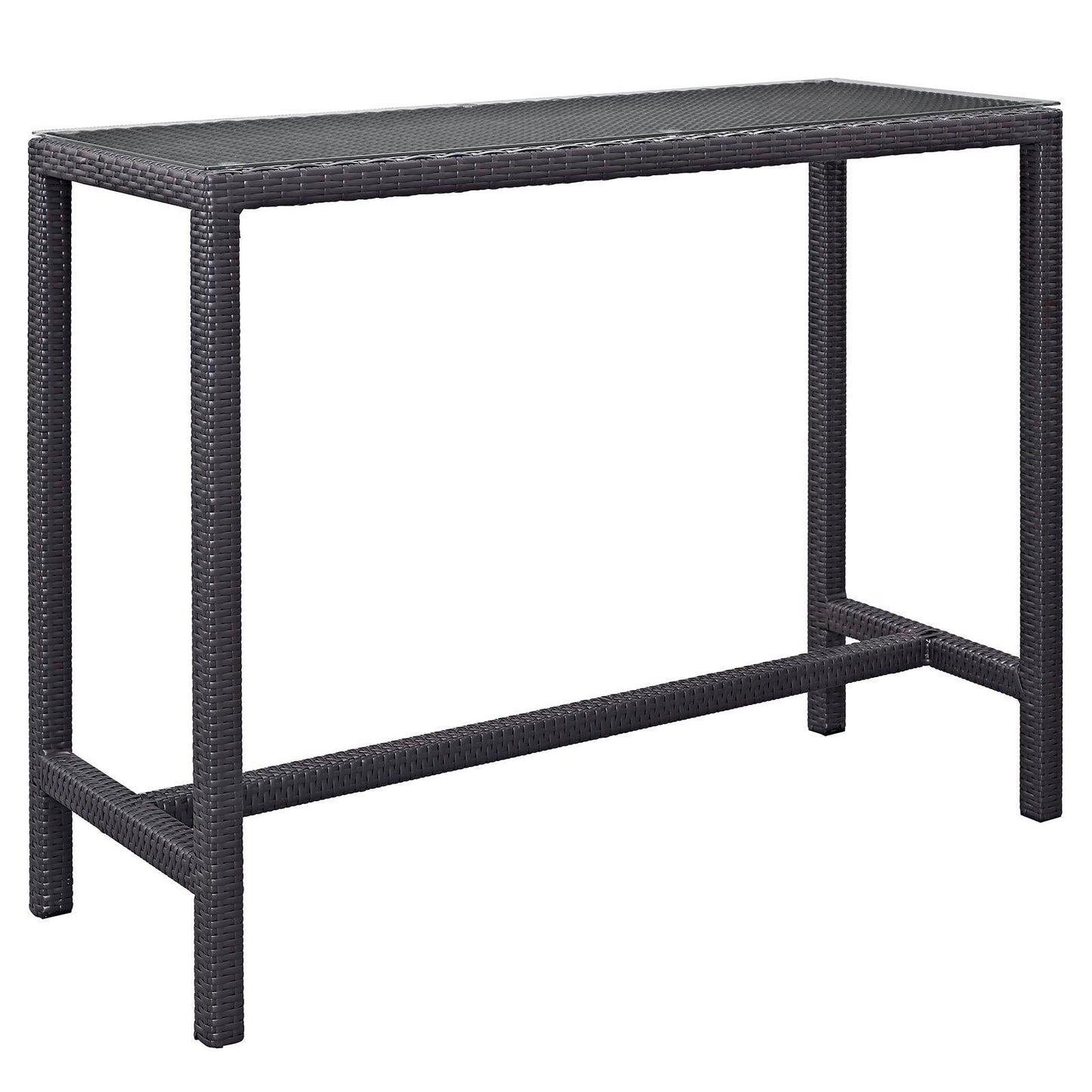 Modway Convene Large Outdoor Patio Bar Table FredCo