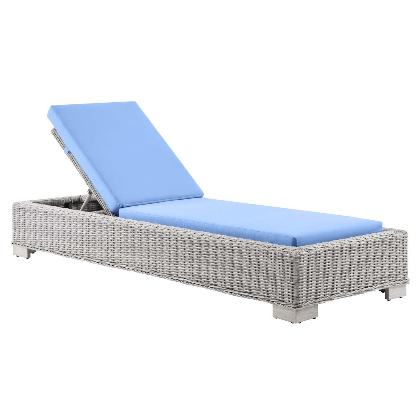 Modway Conway Outdoor Patio Wicker Rattan Chaise Lounge FredCo