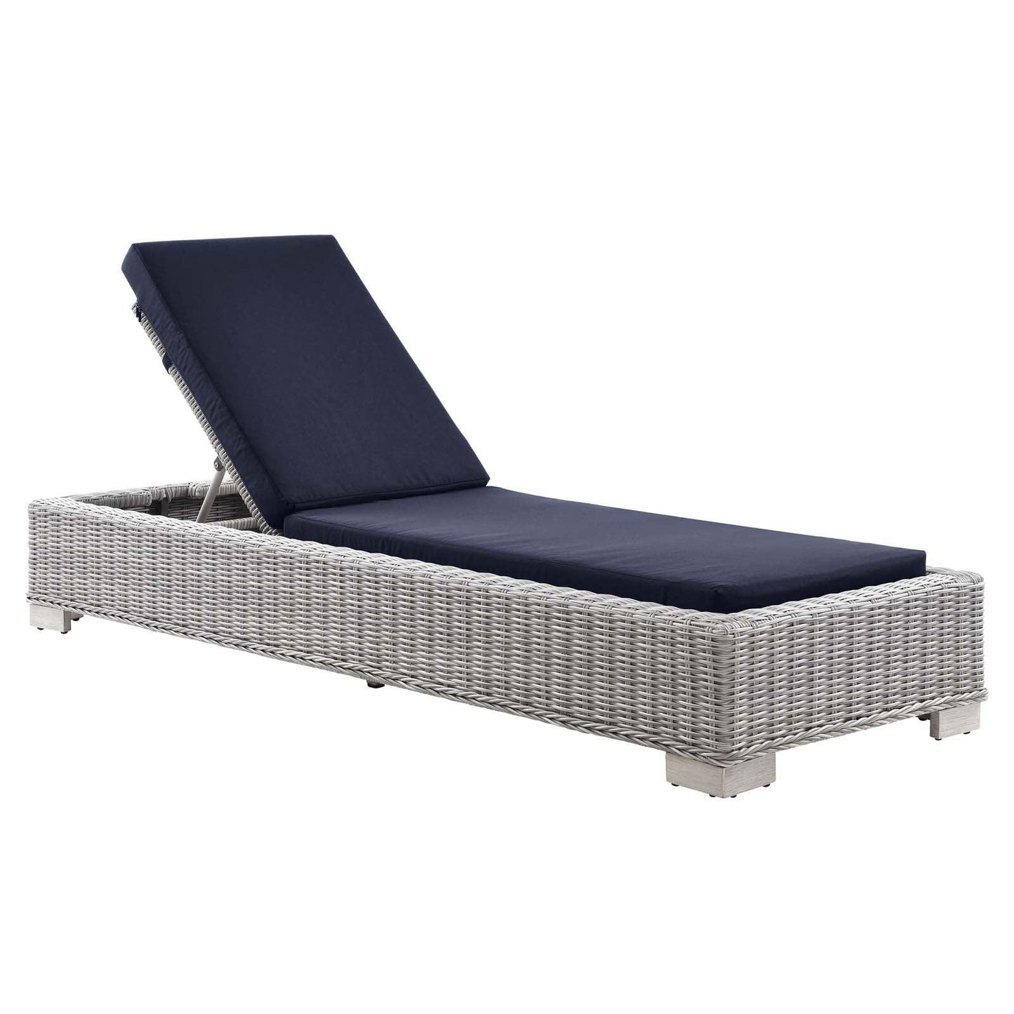 Modway Conway Outdoor Patio Wicker Rattan Chaise Lounge FredCo