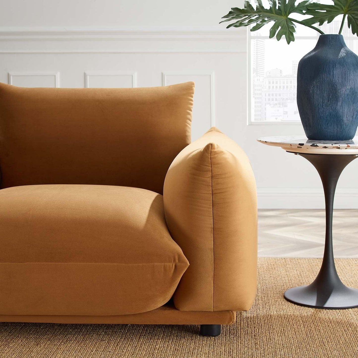 Modway Copious Performance Velvet Armchair FredCo
