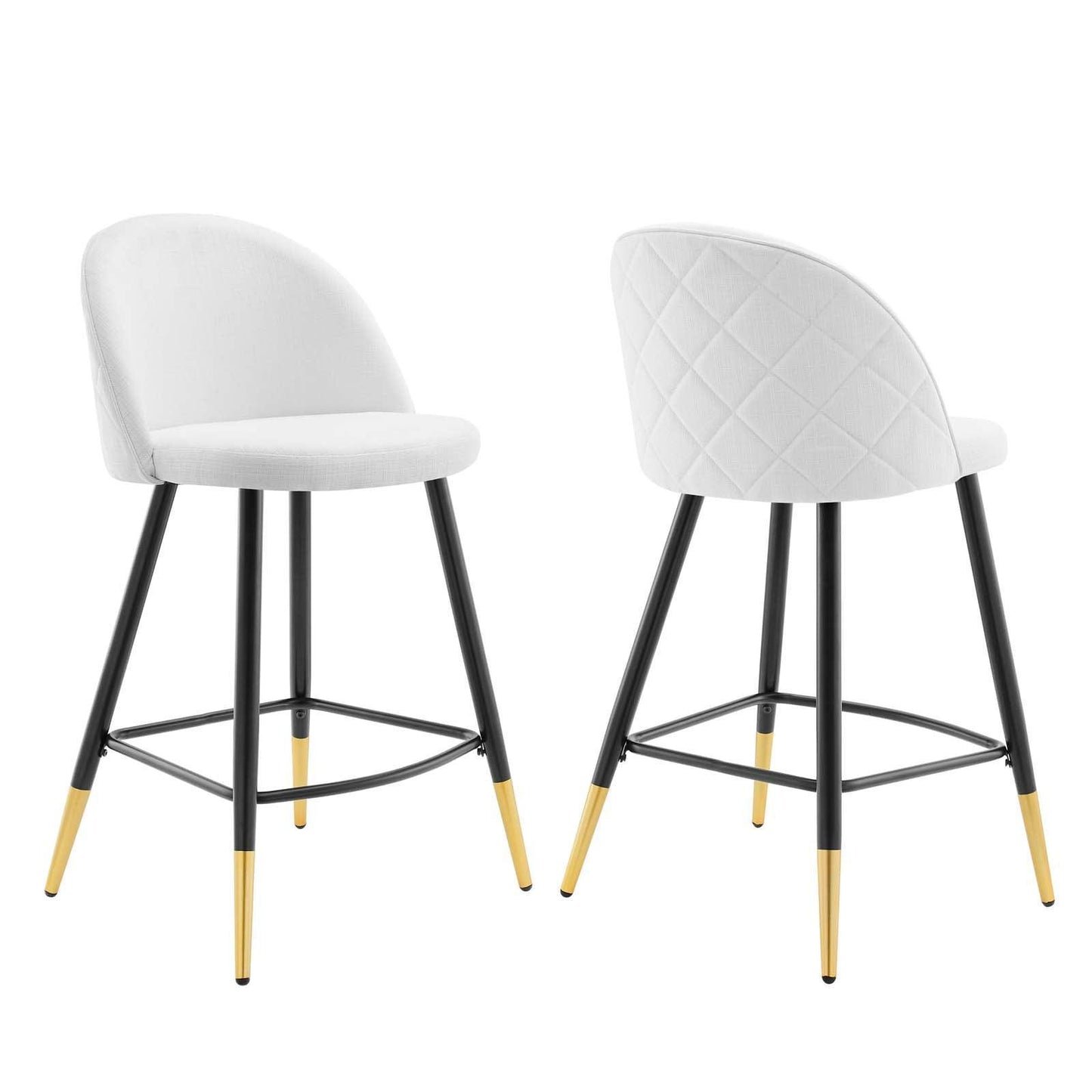 Modway Cordial Fabric Counter Stools - Set of 2 FredCo