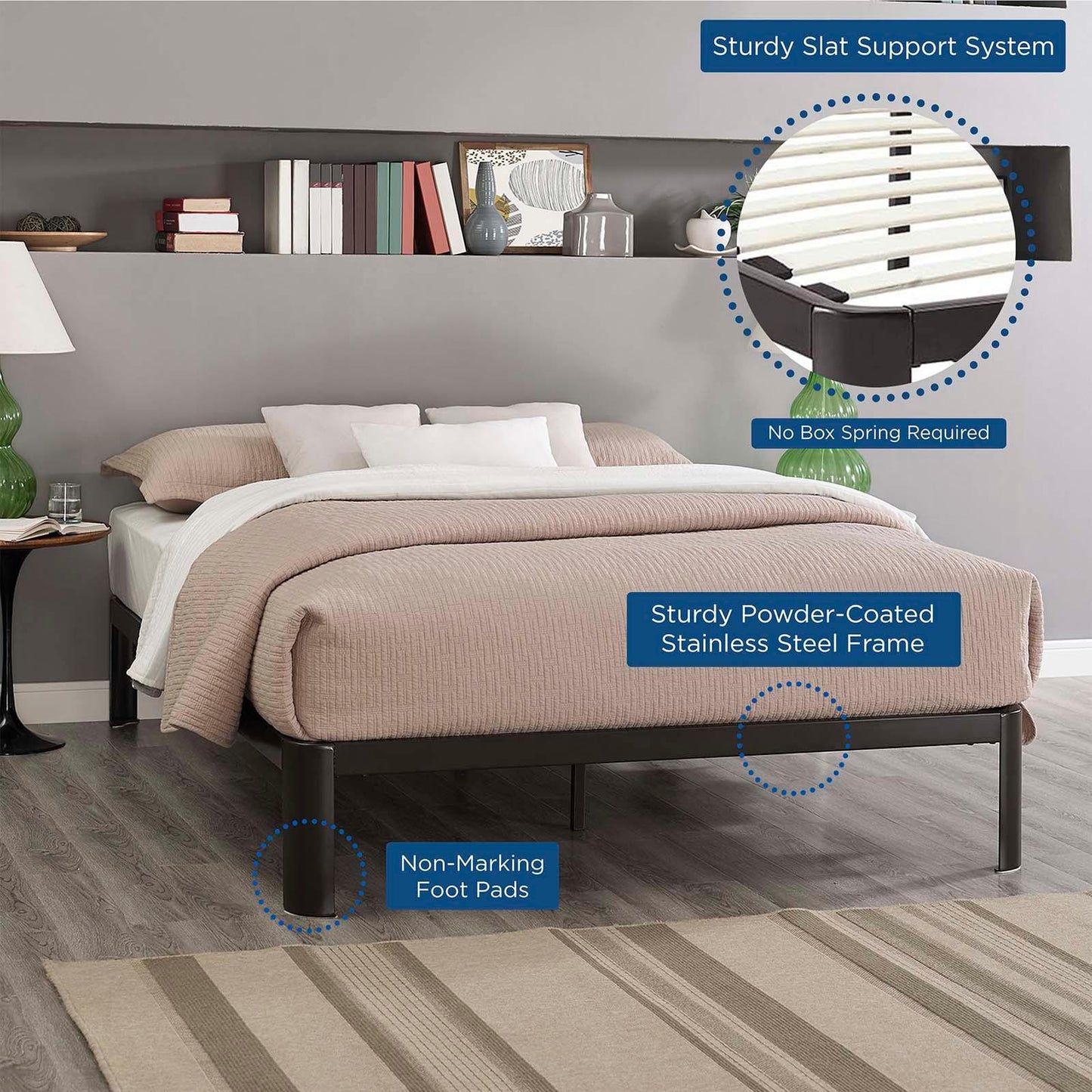 Modway Corinne Queen Bed Frame FredCo