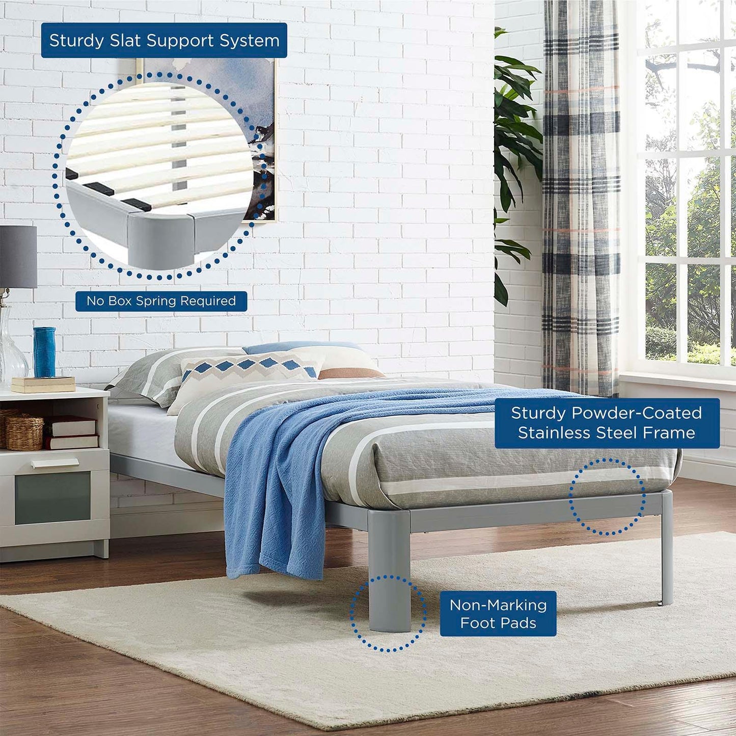Modway Corinne Twin Bed Frame FredCo
