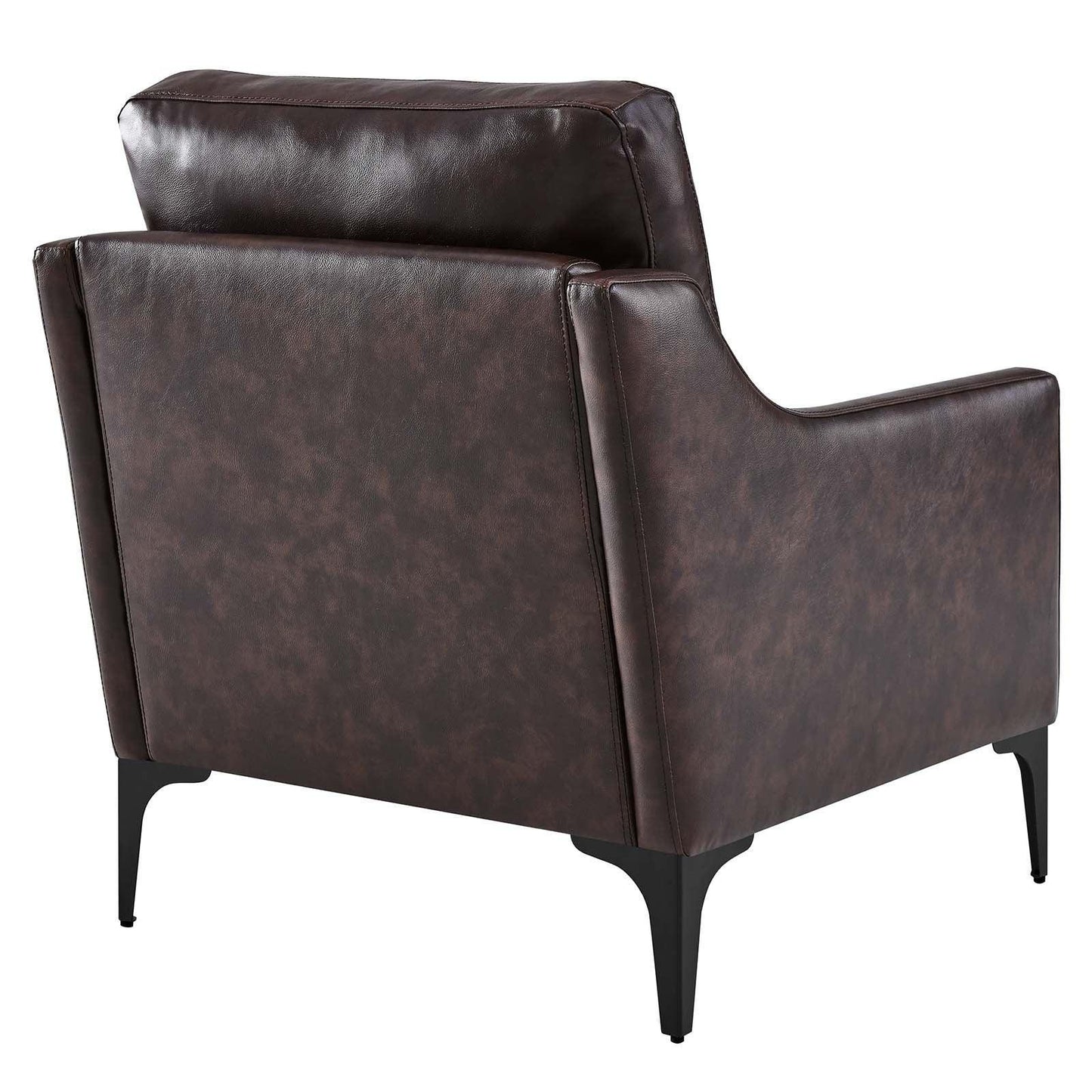 Modway Corland Leather Armchair FredCo