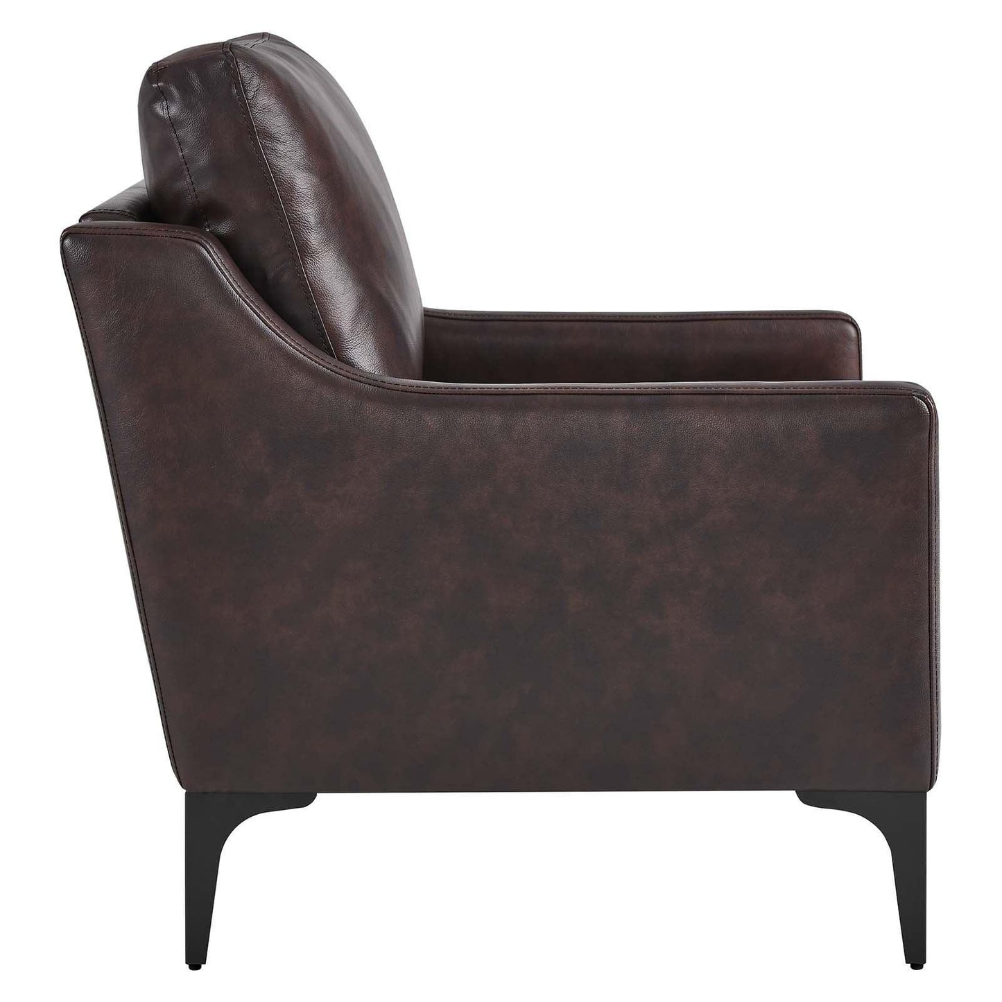Modway Corland Leather Armchair FredCo