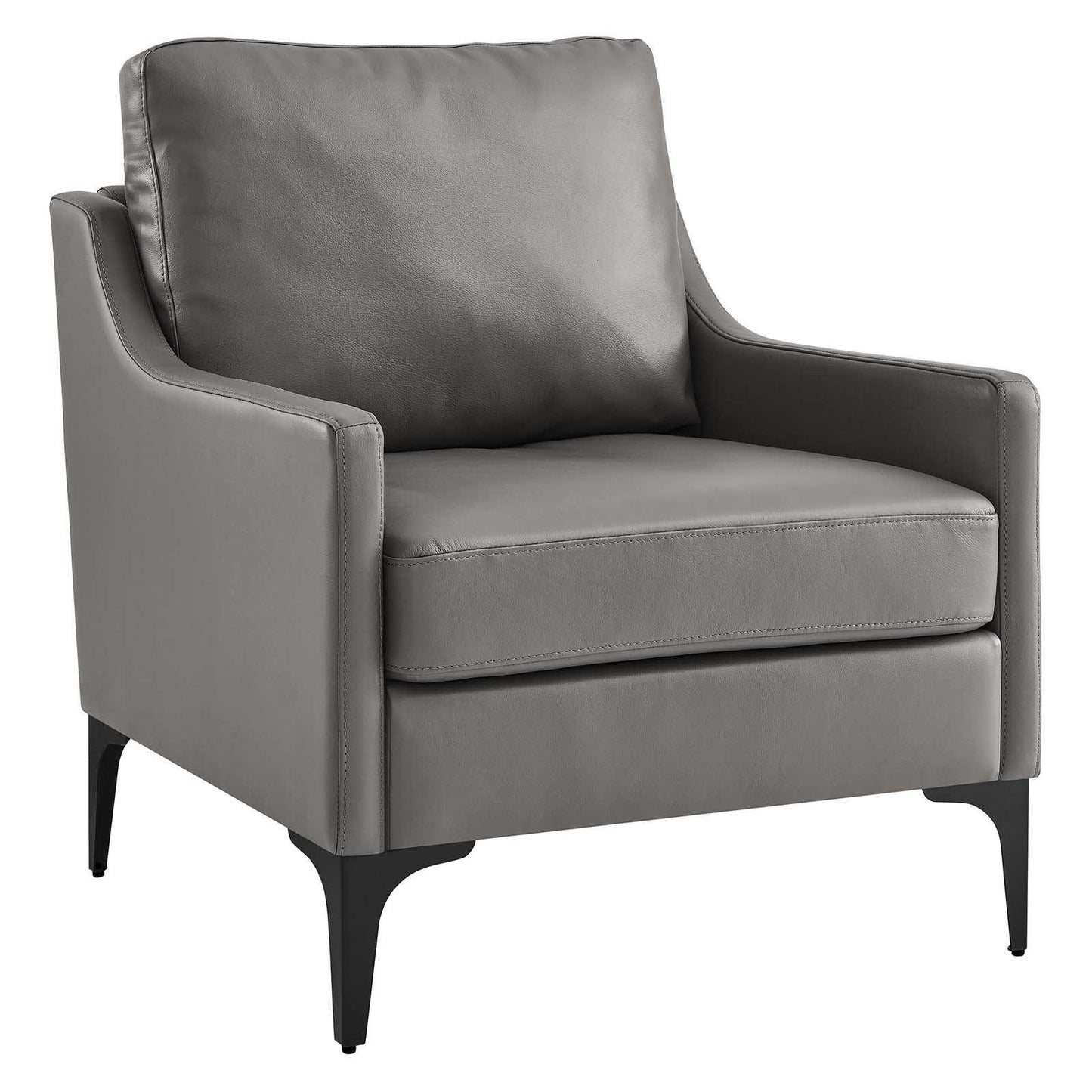 Modway Corland Leather Armchair FredCo