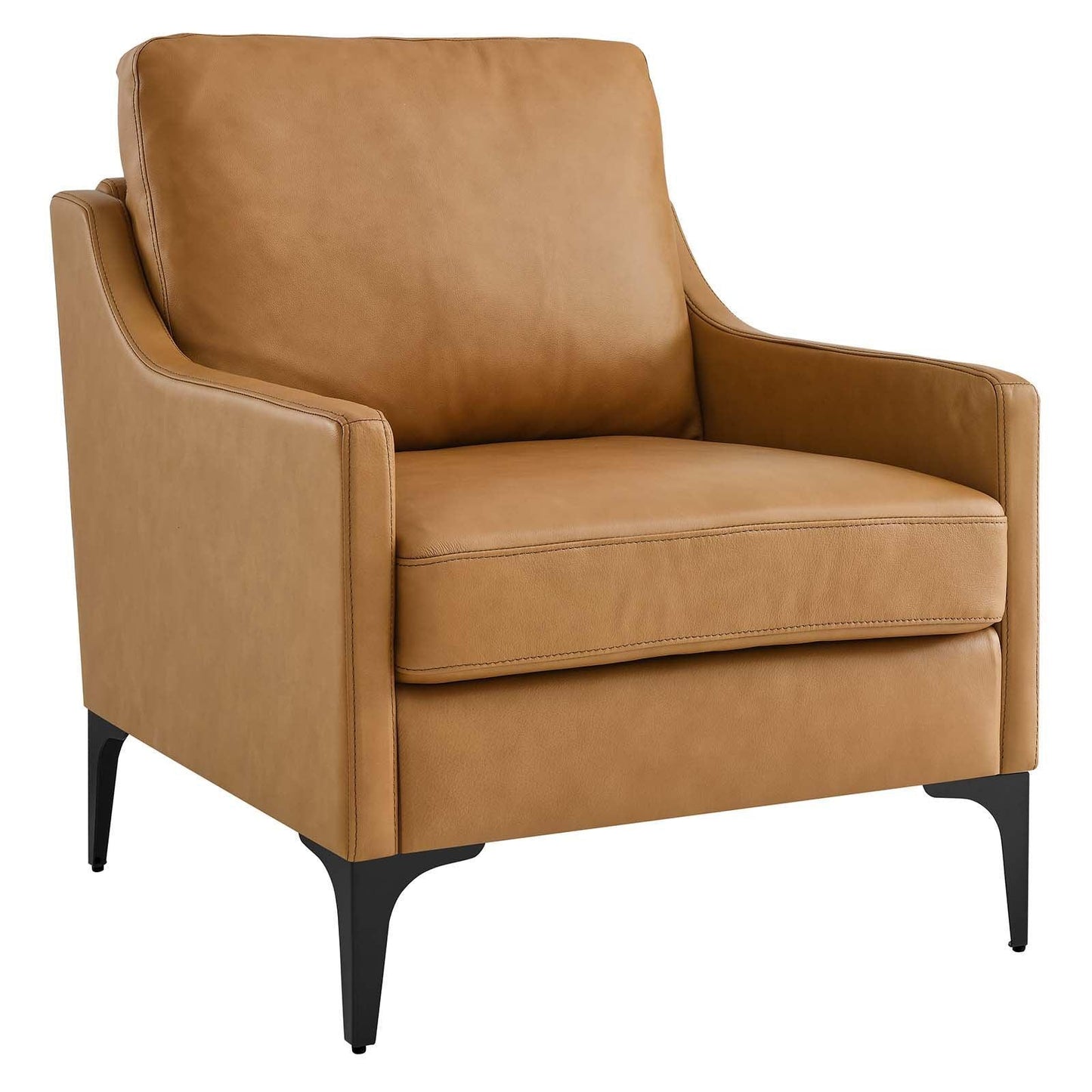 Modway Corland Leather Armchair FredCo