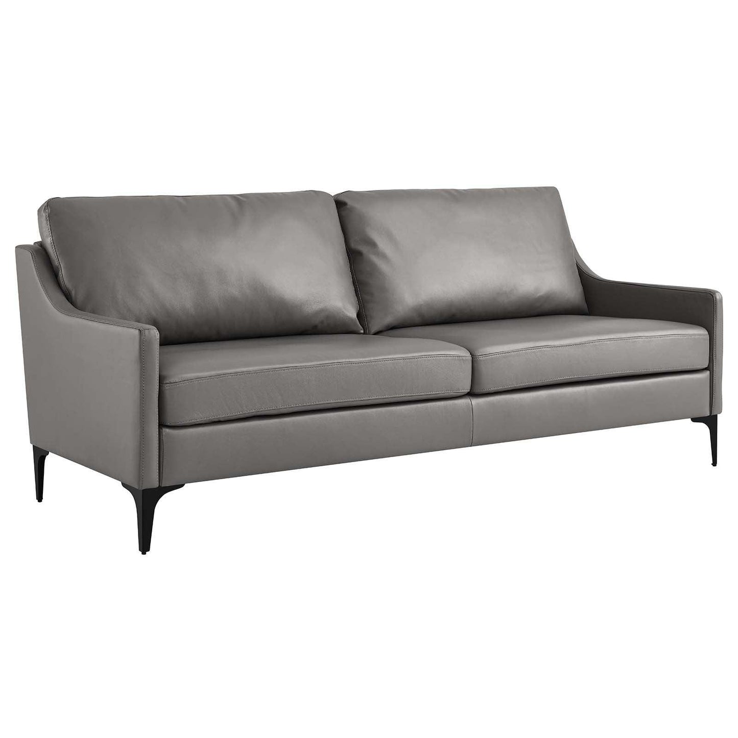 Modway Corland Leather Sofa FredCo