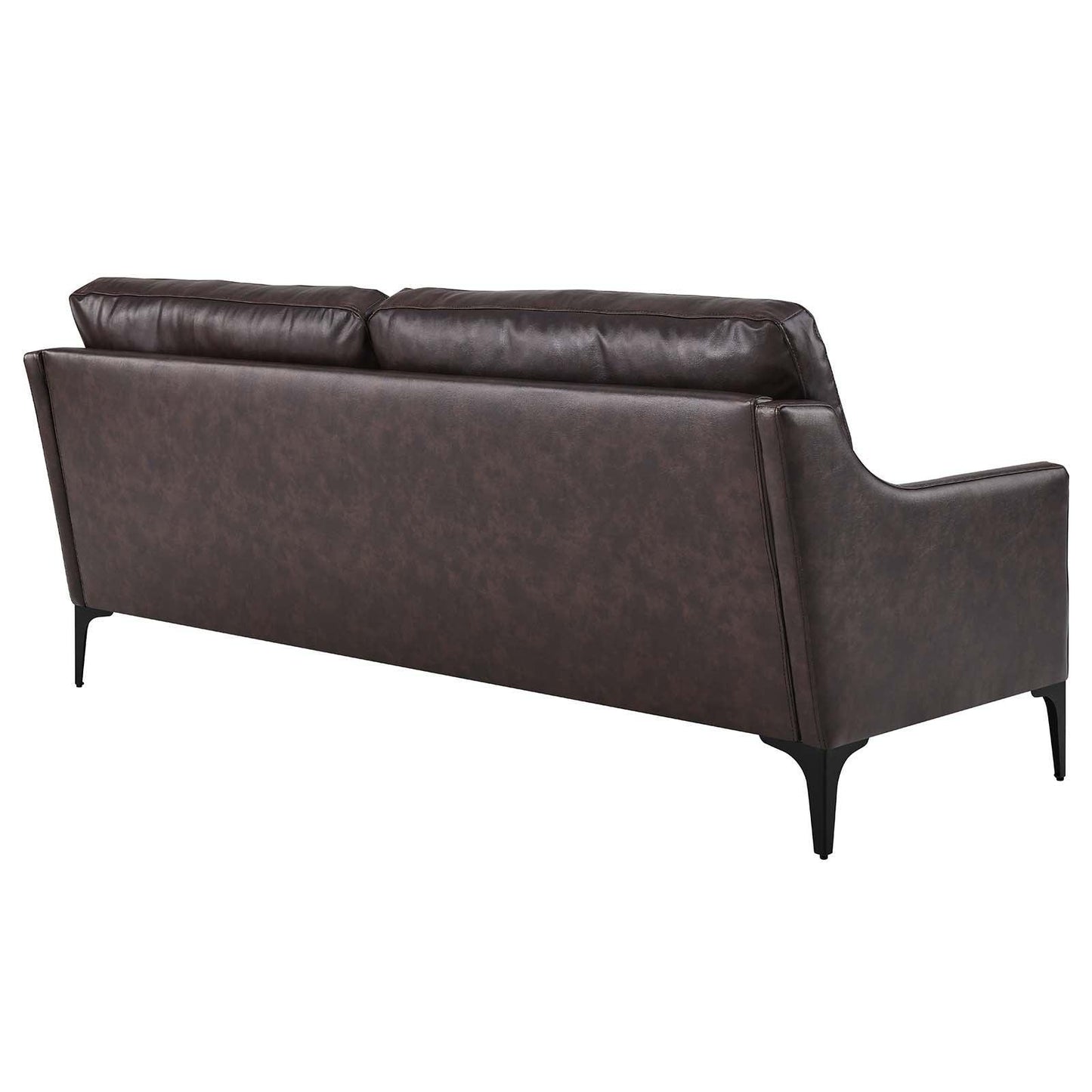 Modway Corland Leather Sofa FredCo