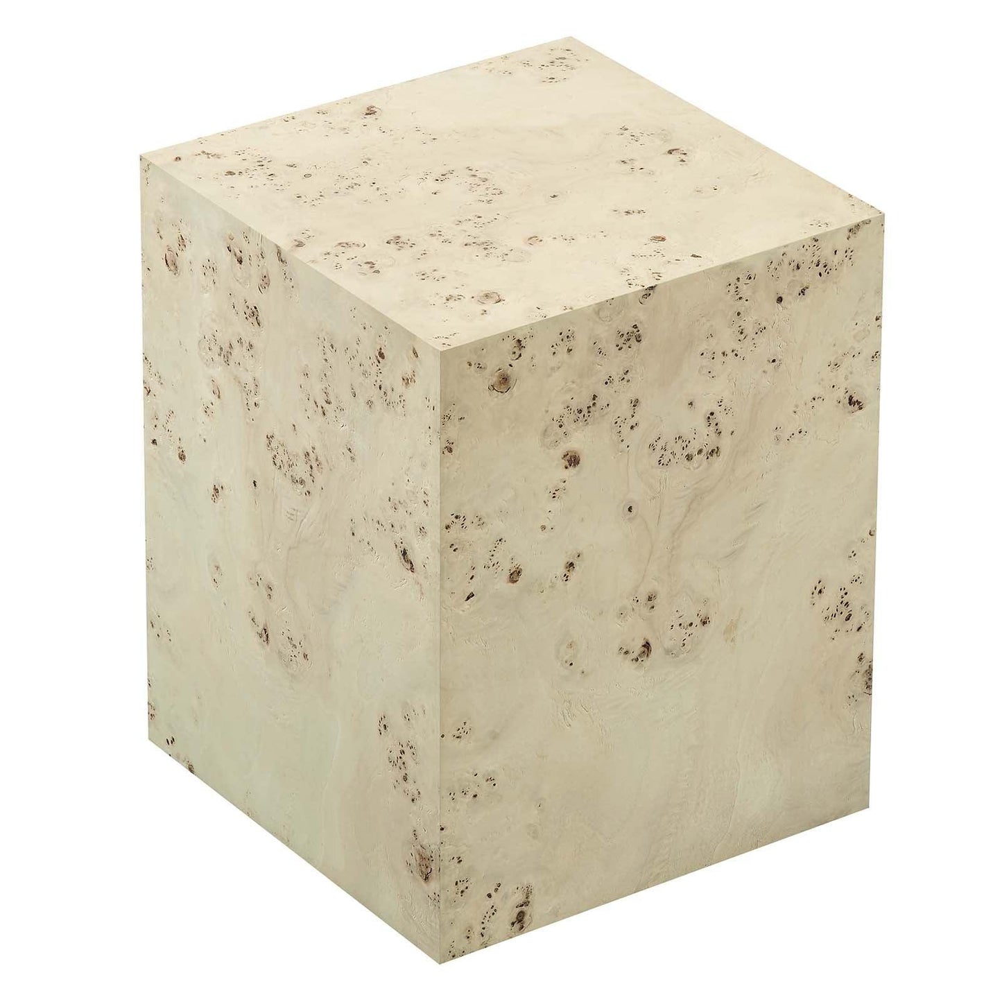 Modway Cosmos 16" Square Burl Wood Side Table, EEI-6273 FredCo