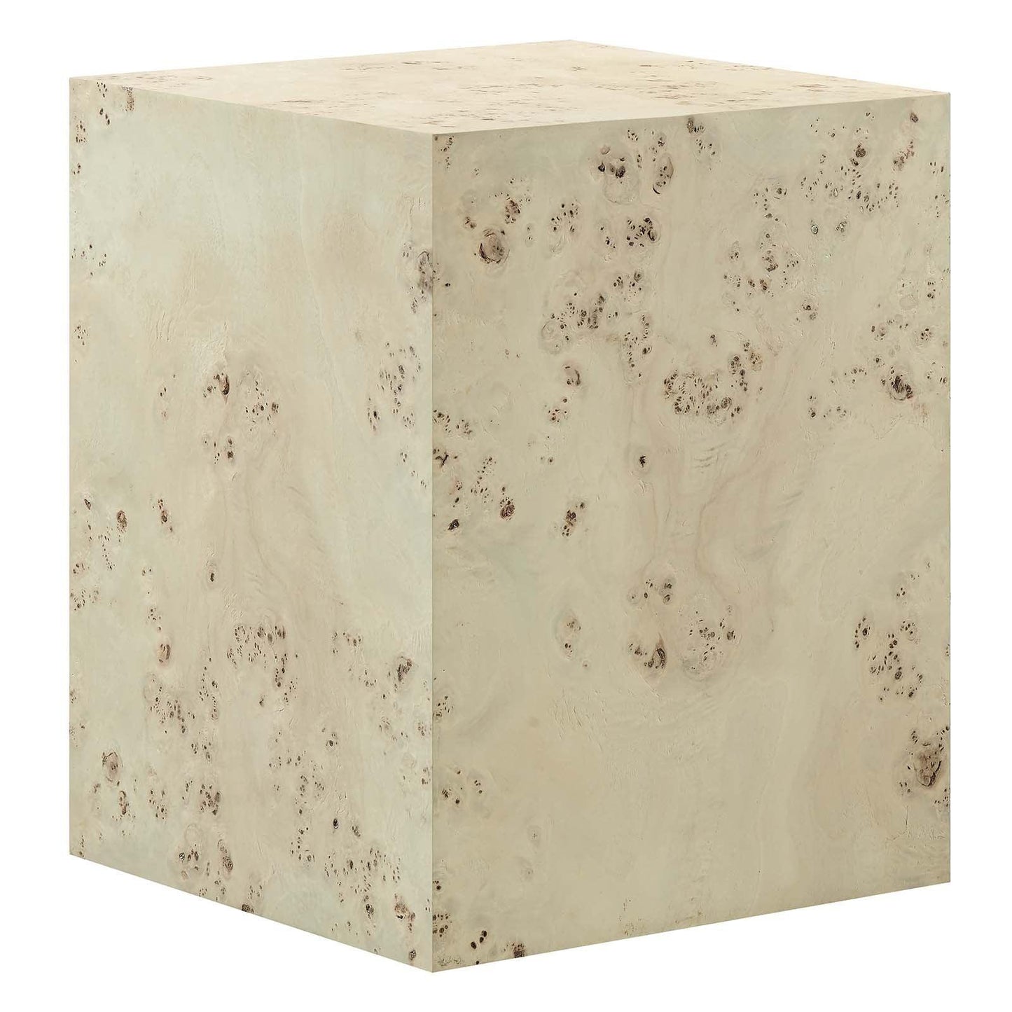 Modway Cosmos 16" Square Burl Wood Side Table, EEI-6273 FredCo