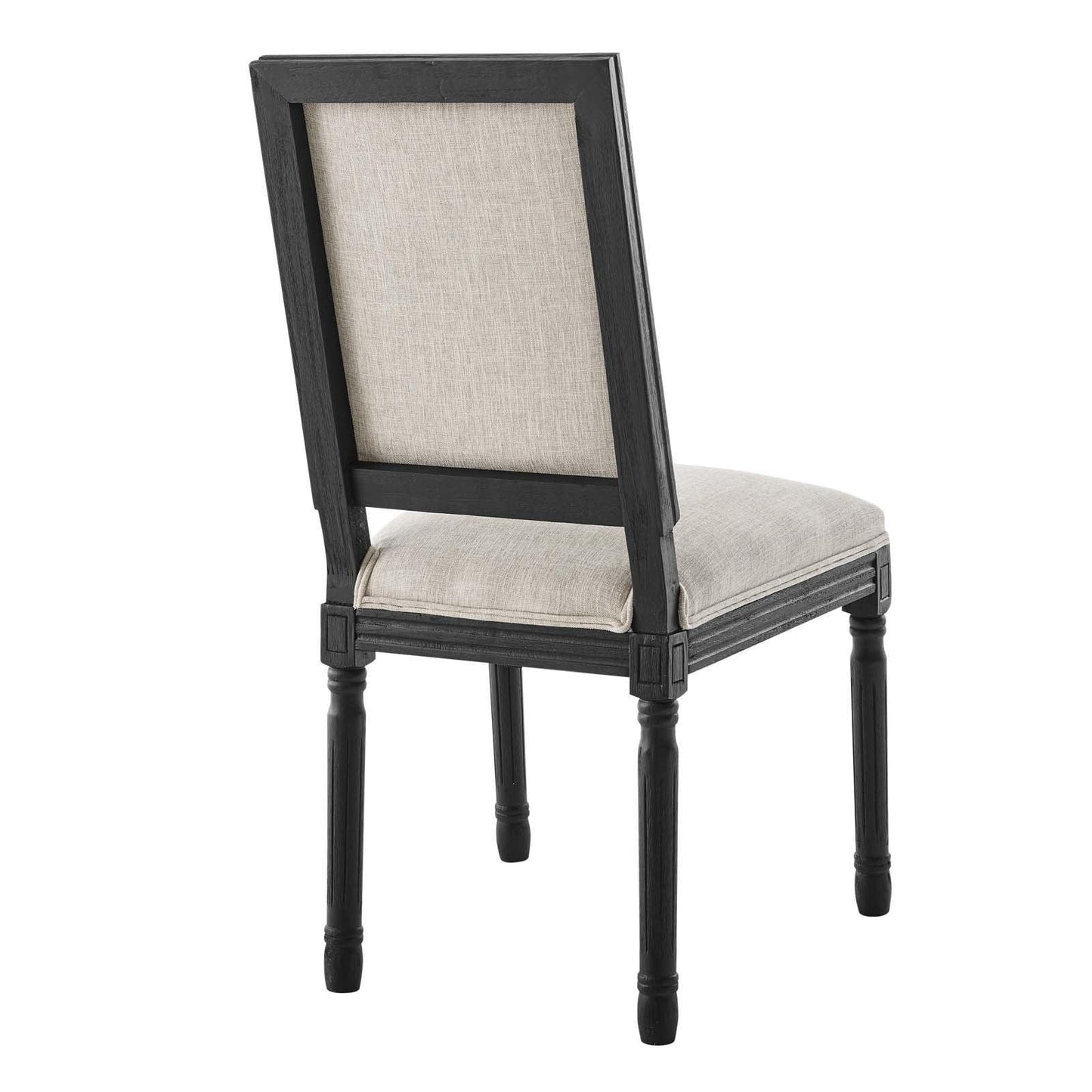 Modway Court French Vintage Upholstered Fabric Dining Side Chair FredCo