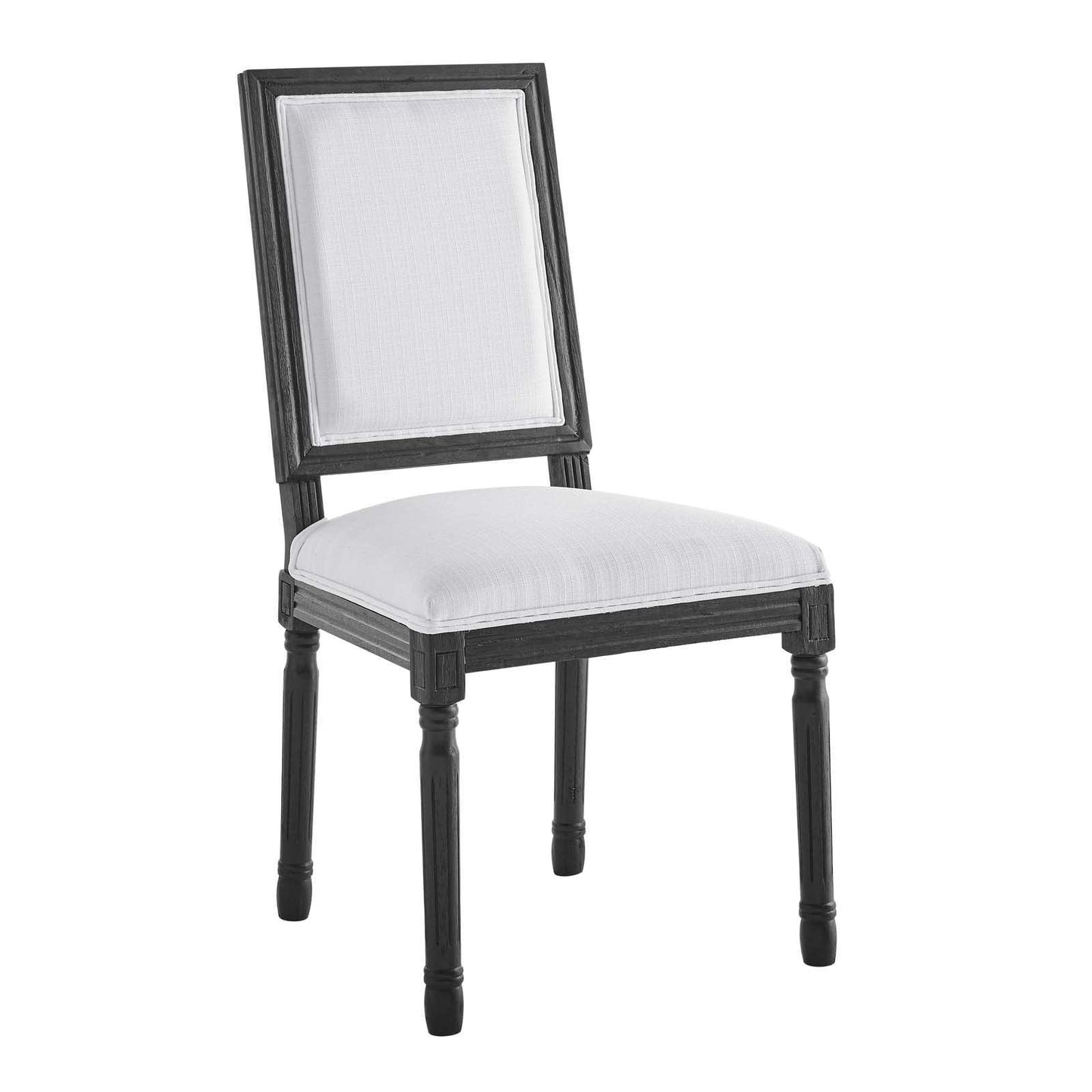 Modway Court French Vintage Upholstered Fabric Dining Side Chair FredCo