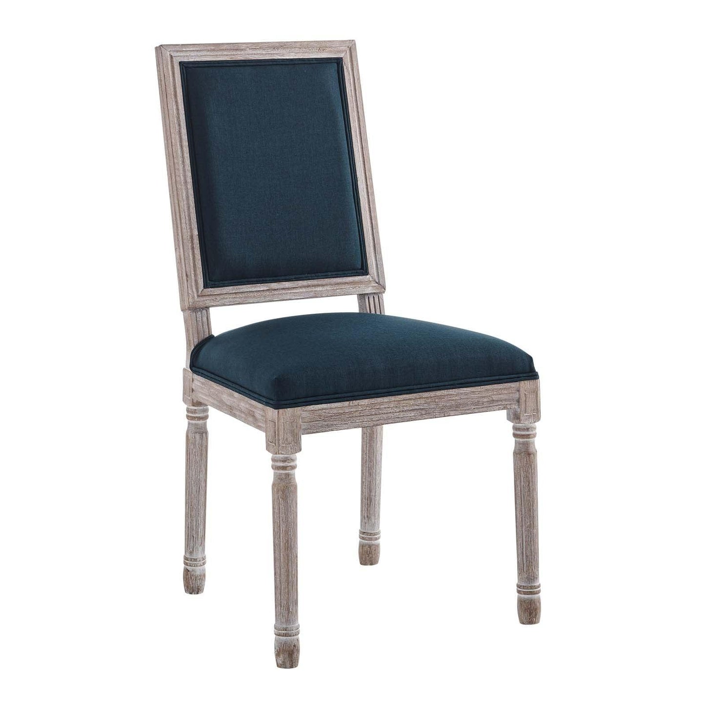 Modway Court French Vintage Upholstered Fabric Dining Side Chair FredCo