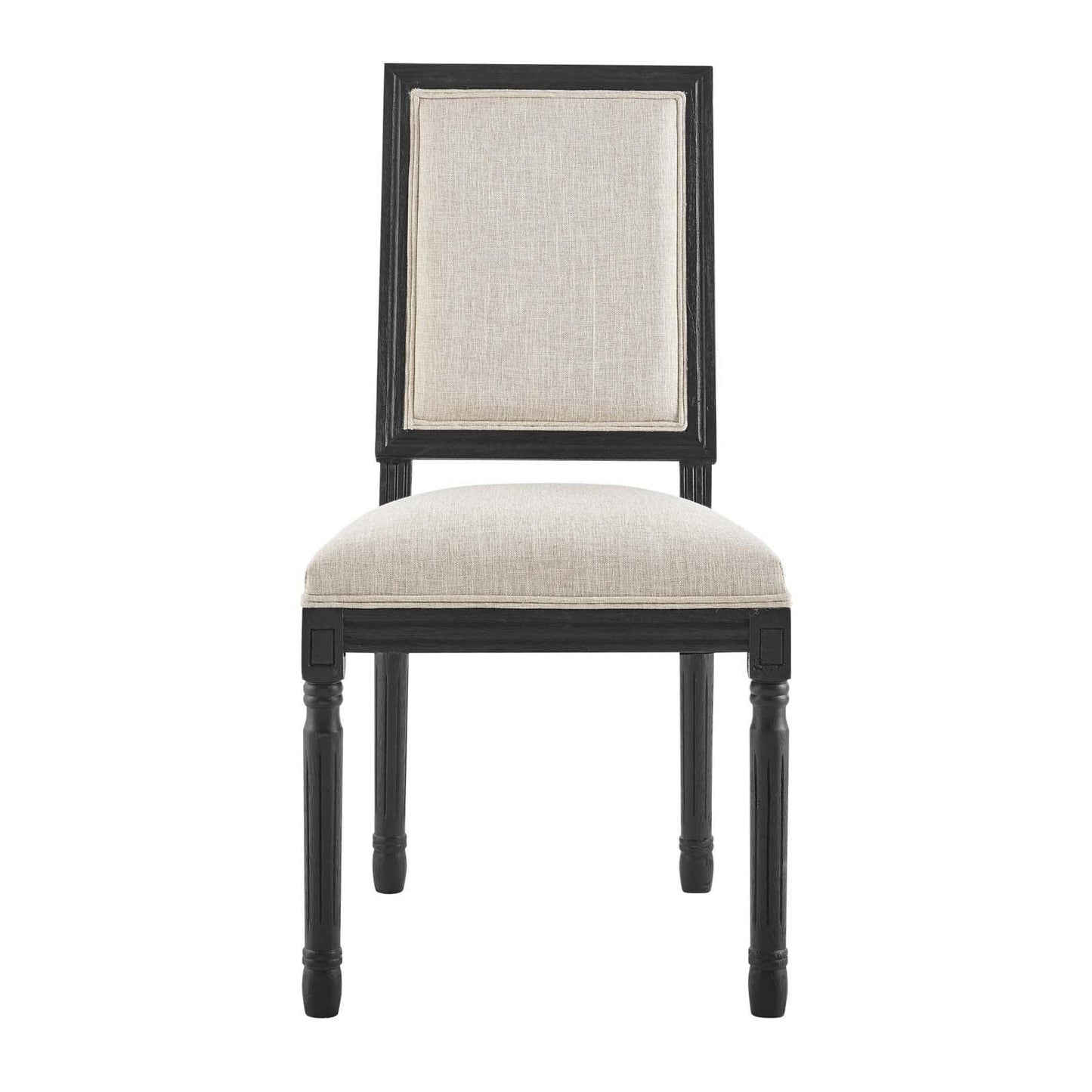 Modway Court French Vintage Upholstered Fabric Dining Side Chair FredCo