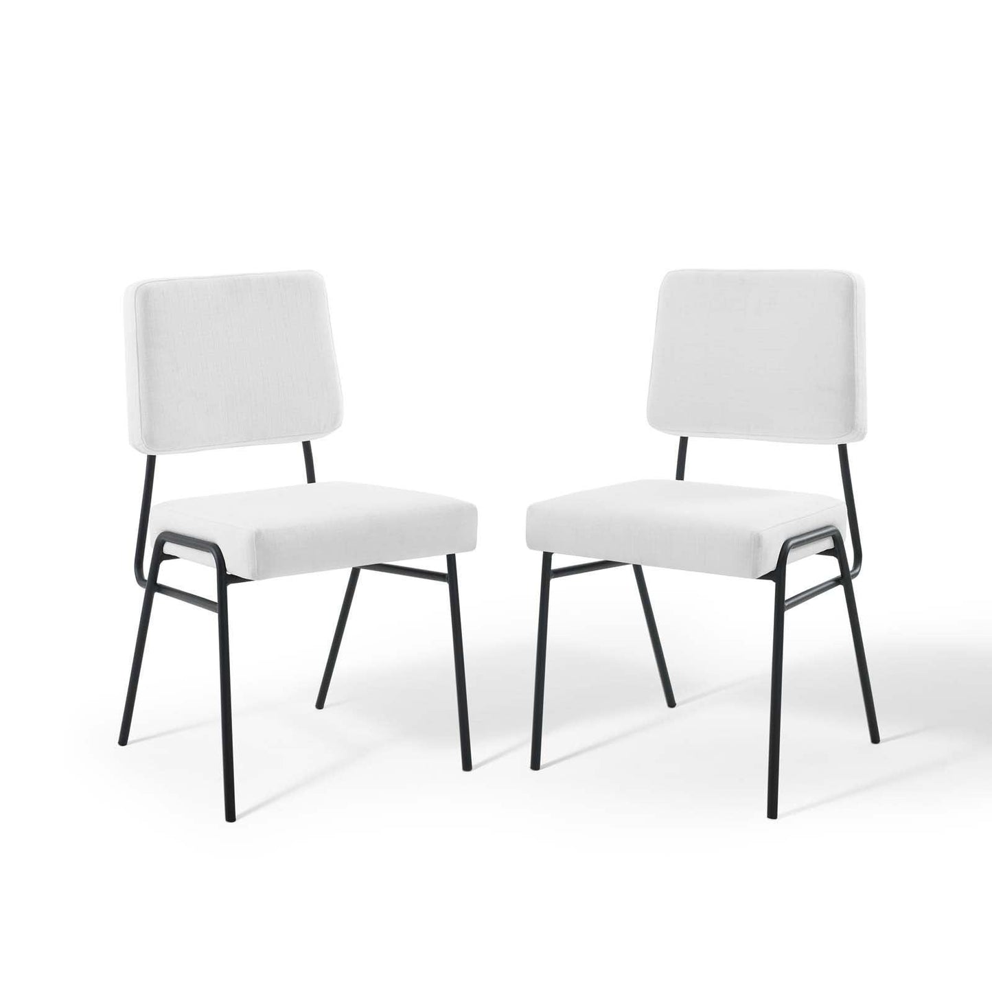 Modway Craft Dining Side Chair Upholstered Fabric Set of 2 FredCo