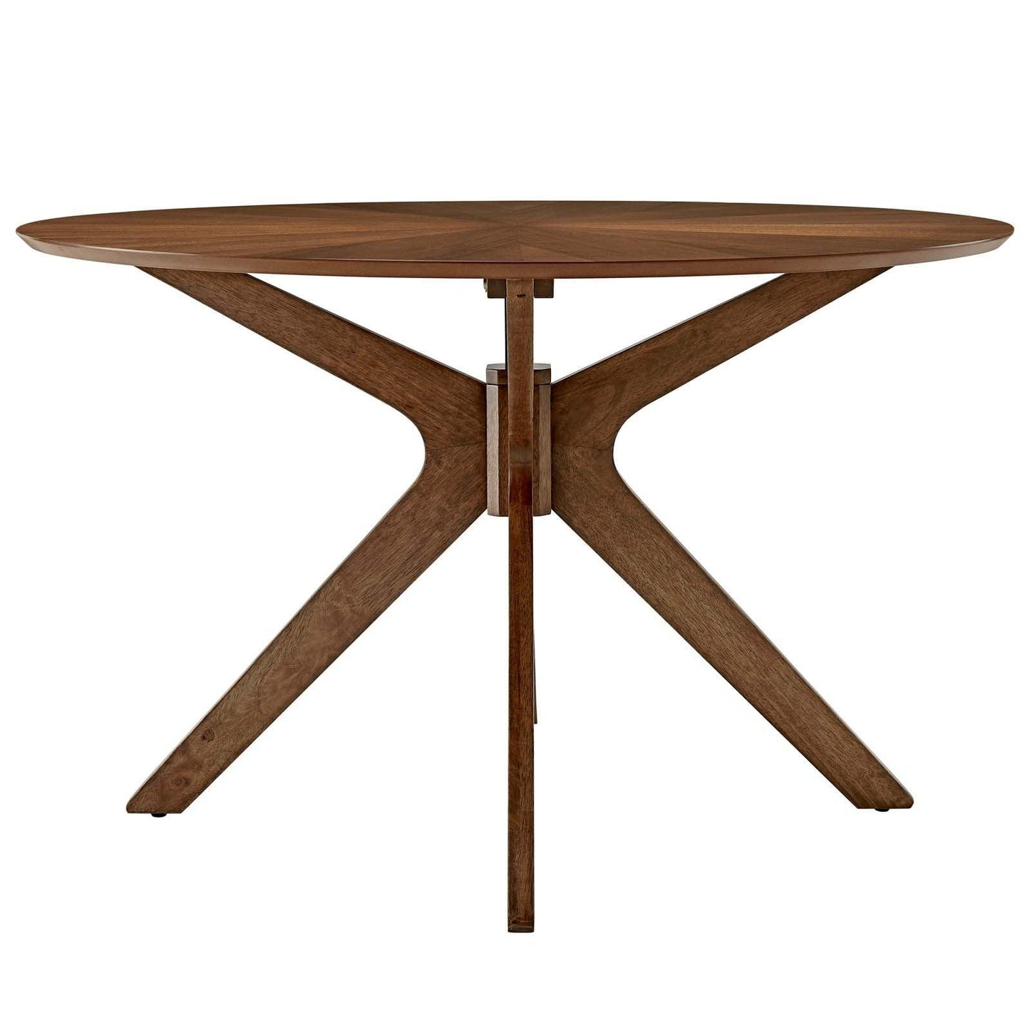 Modway Crossroads 47" Round Wood Dining Table FredCo