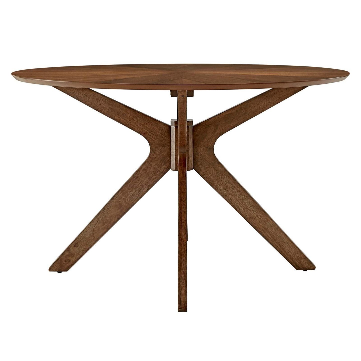 Modway Crossroads 47" Round Wood Dining Table FredCo