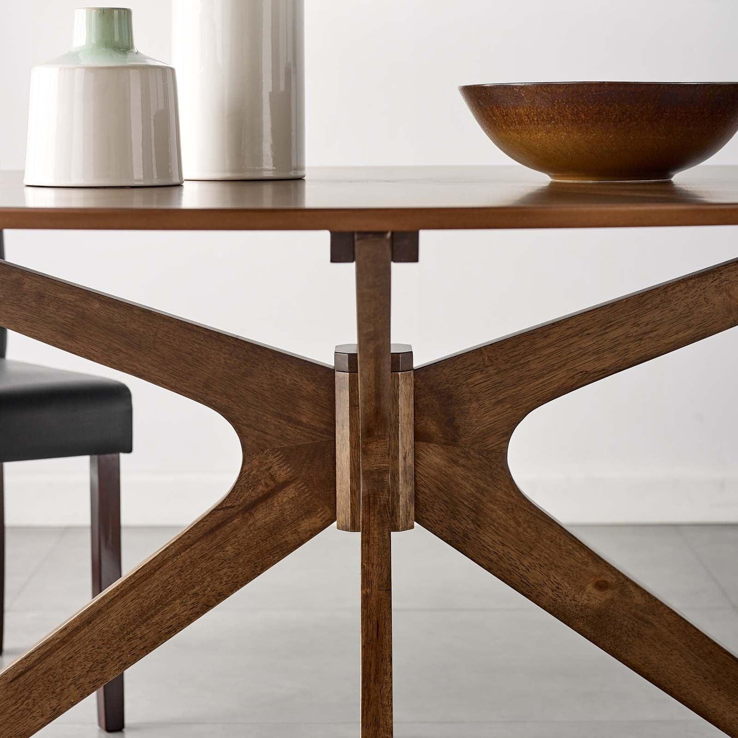 Modway Crossroads 63" Oval Wood Dining Table FredCo